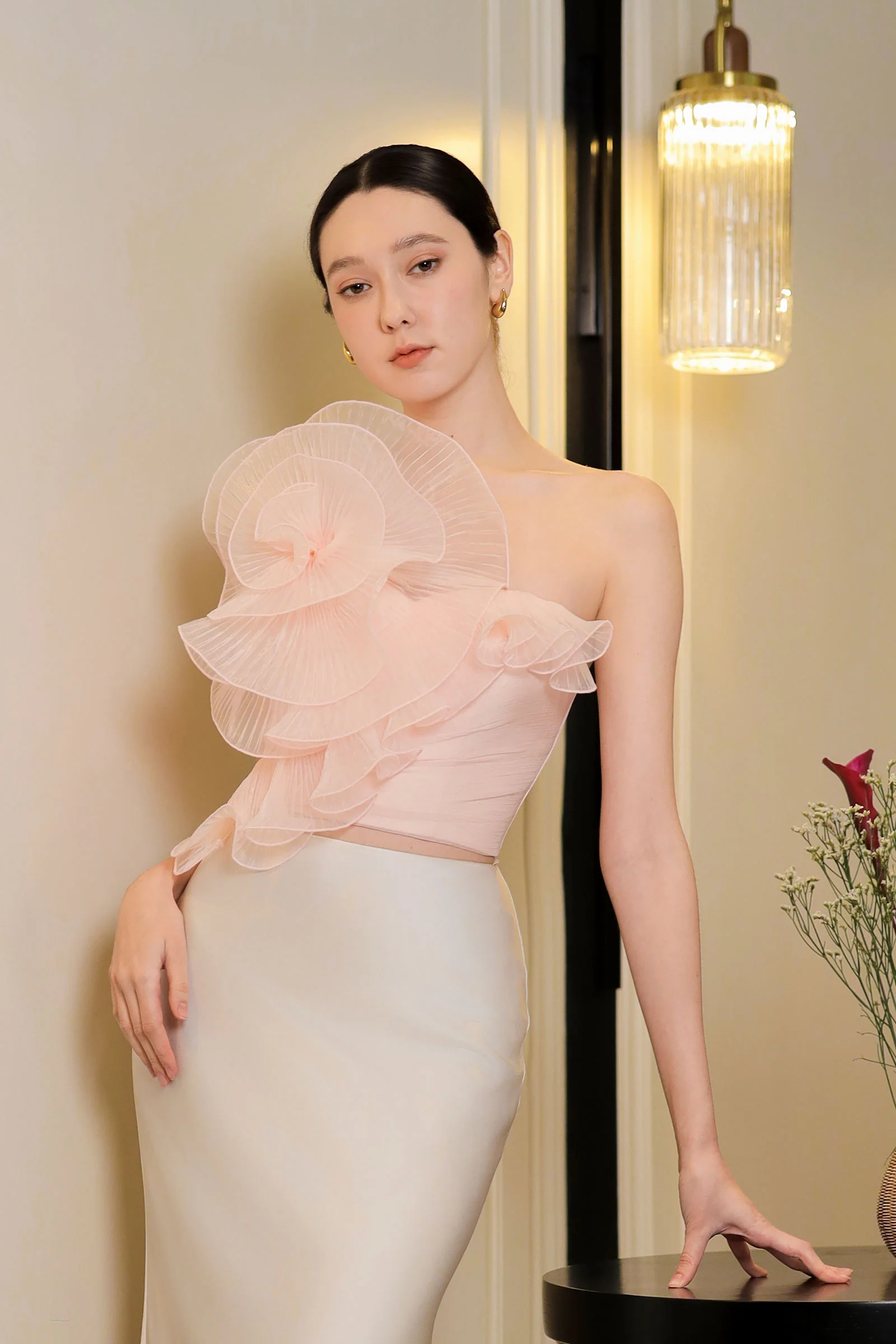 Rosalienne Bloom Padded Top (Pink) - Image 10