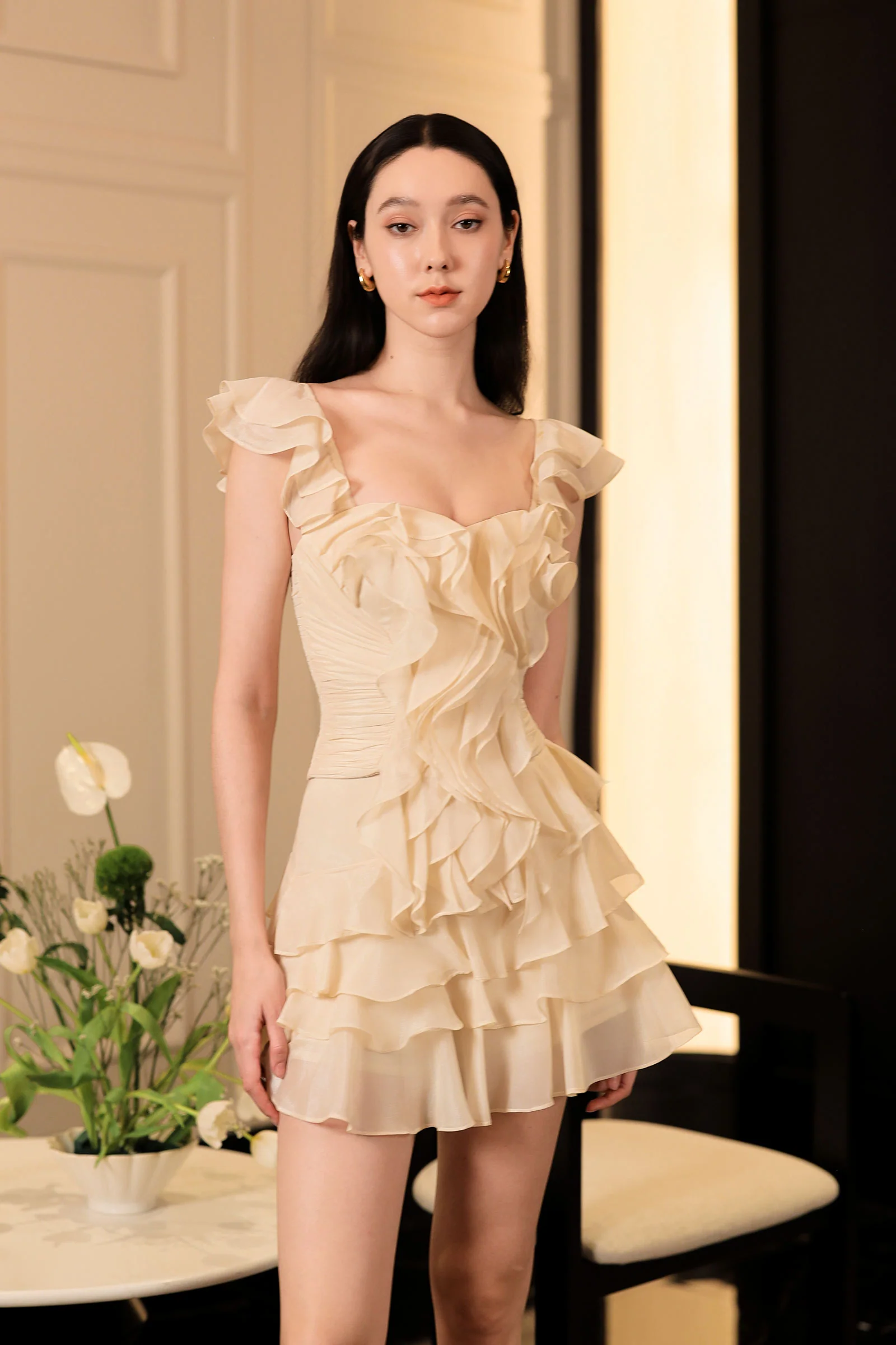 Deliora Convertible Padded Top (Cream) - Image 15