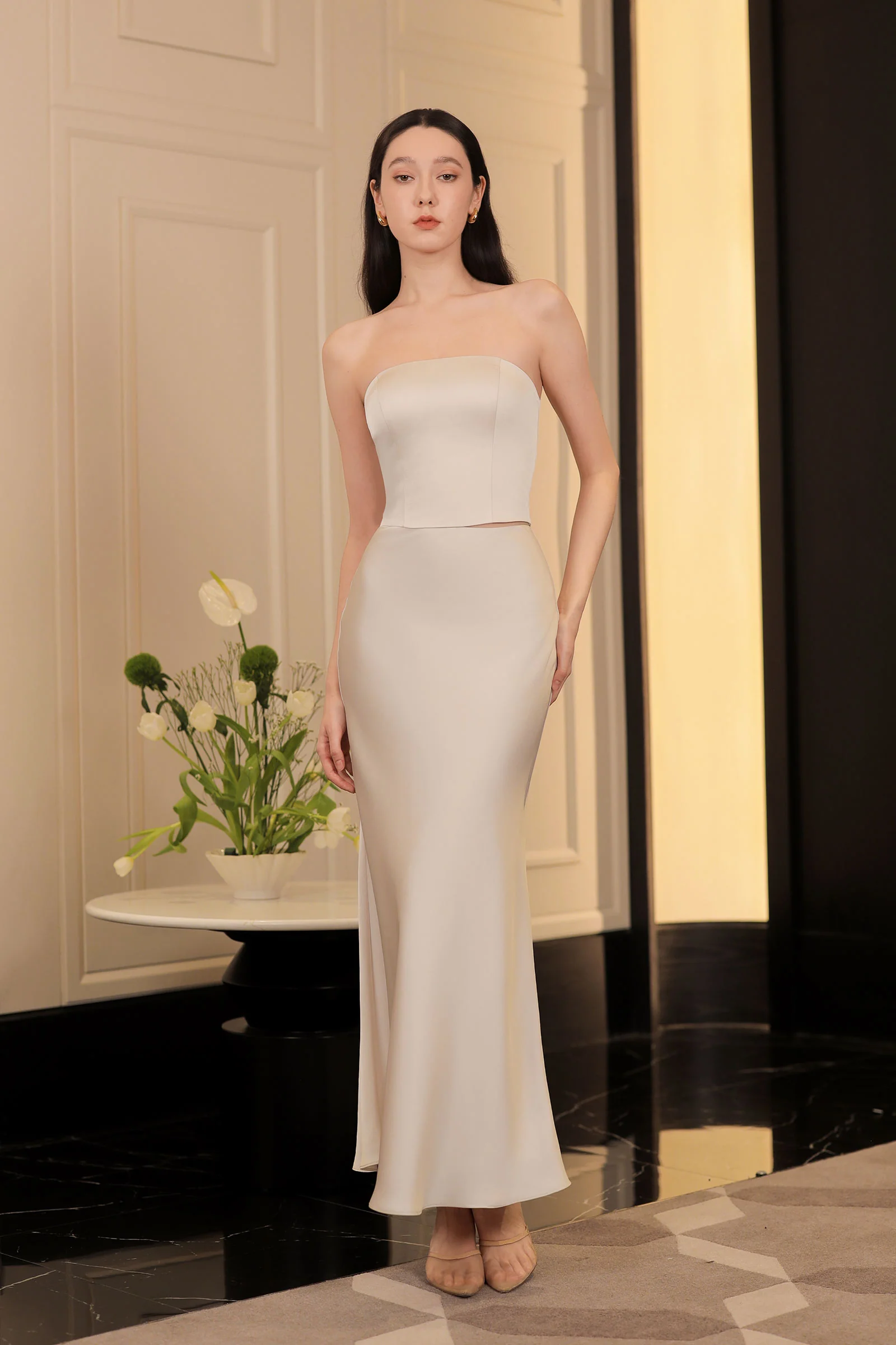 Serelis Padded Top (Champagne) - Image 11