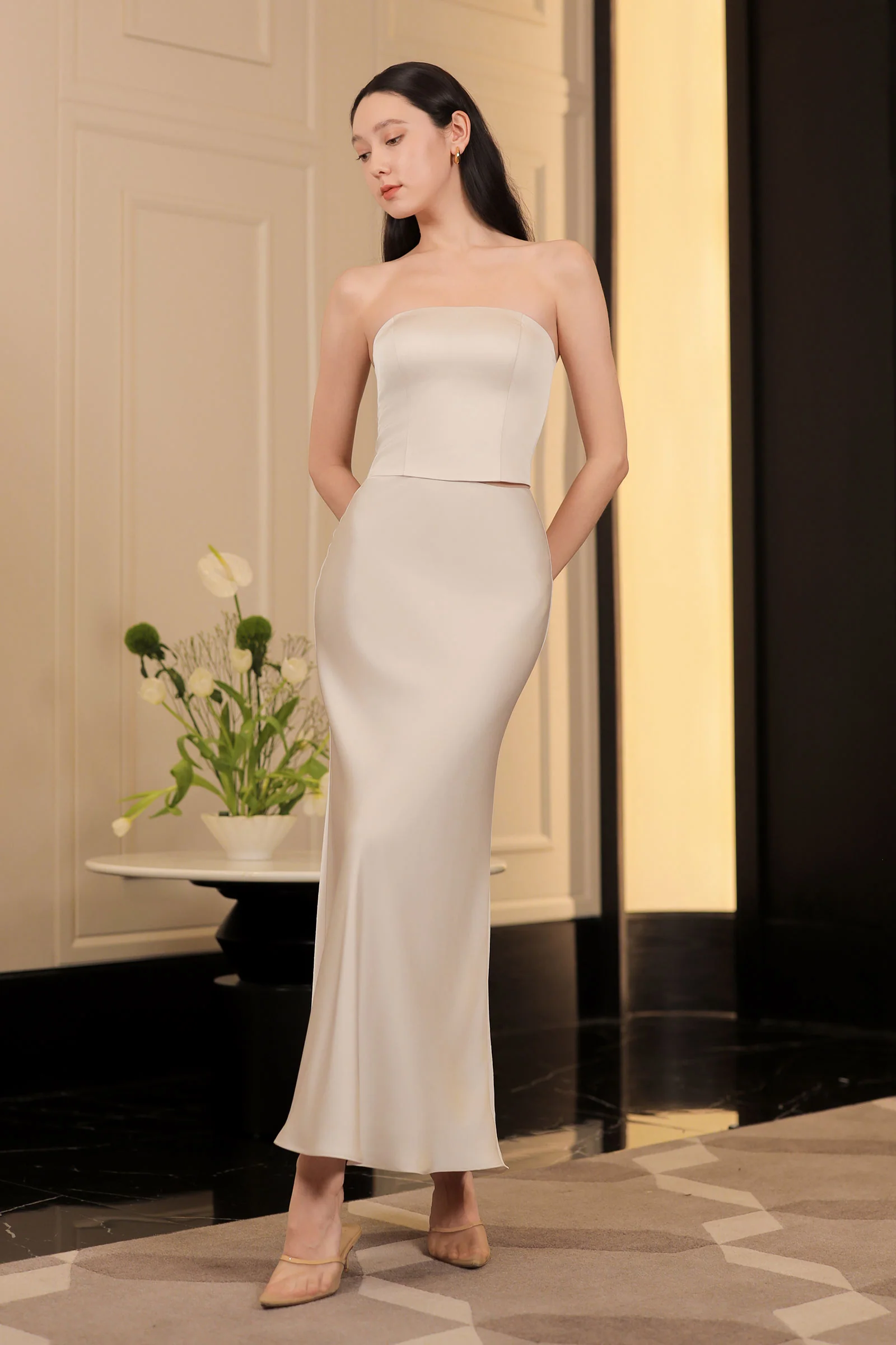 Serelis Padded Top (Champagne) - Image 13