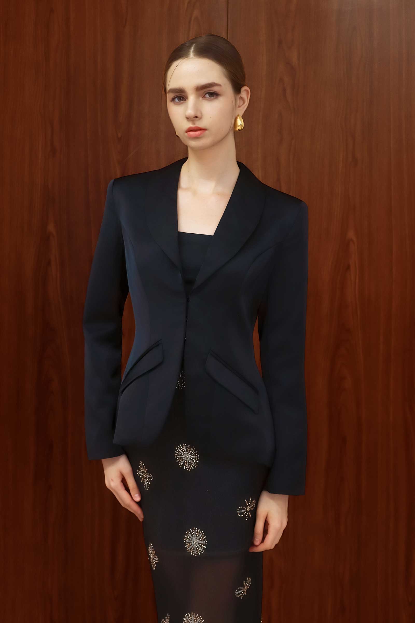 Tailored Delyse Blazer (Black) - Image 4