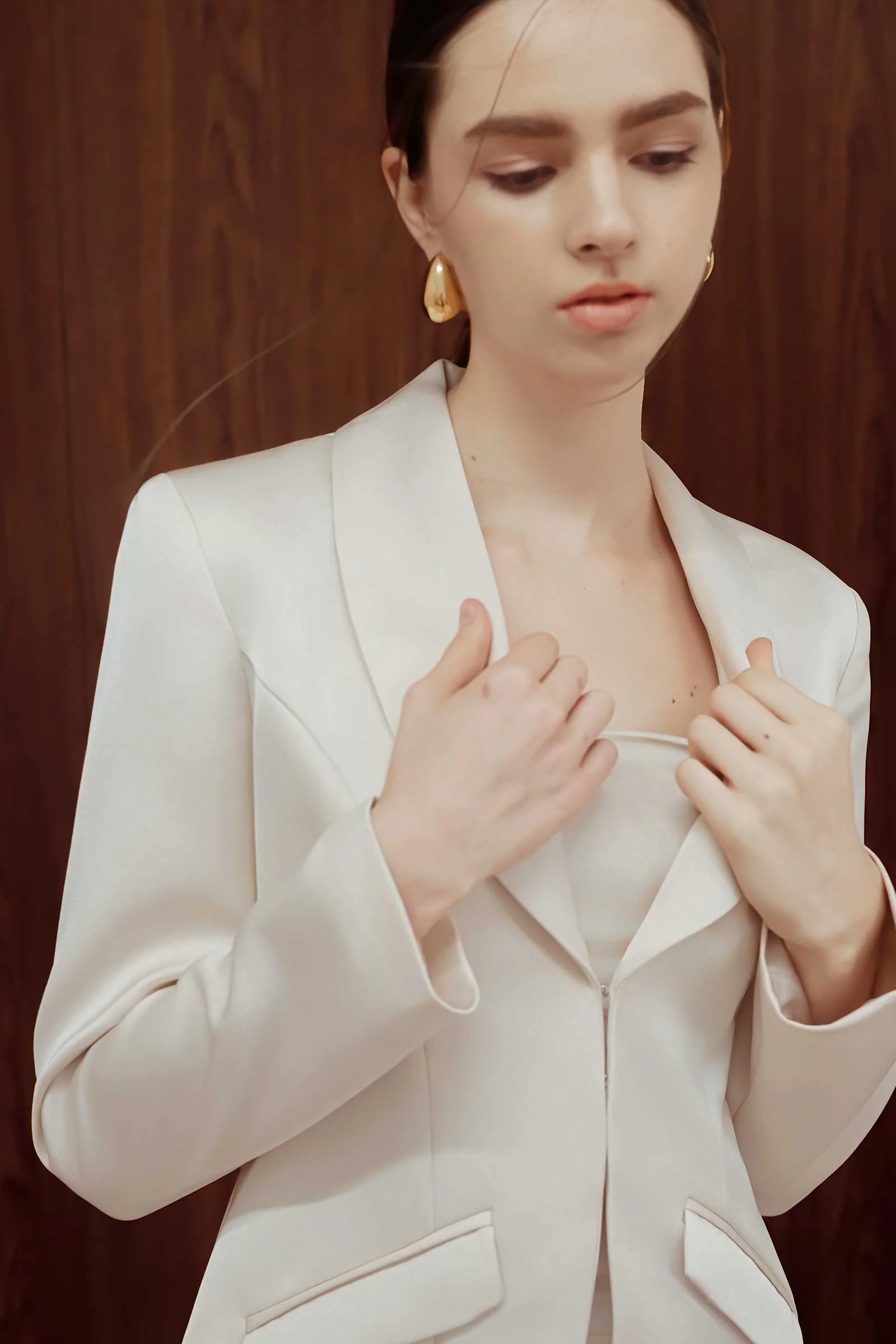 Tailored Delyse Blazer (Champagne) - Image 2