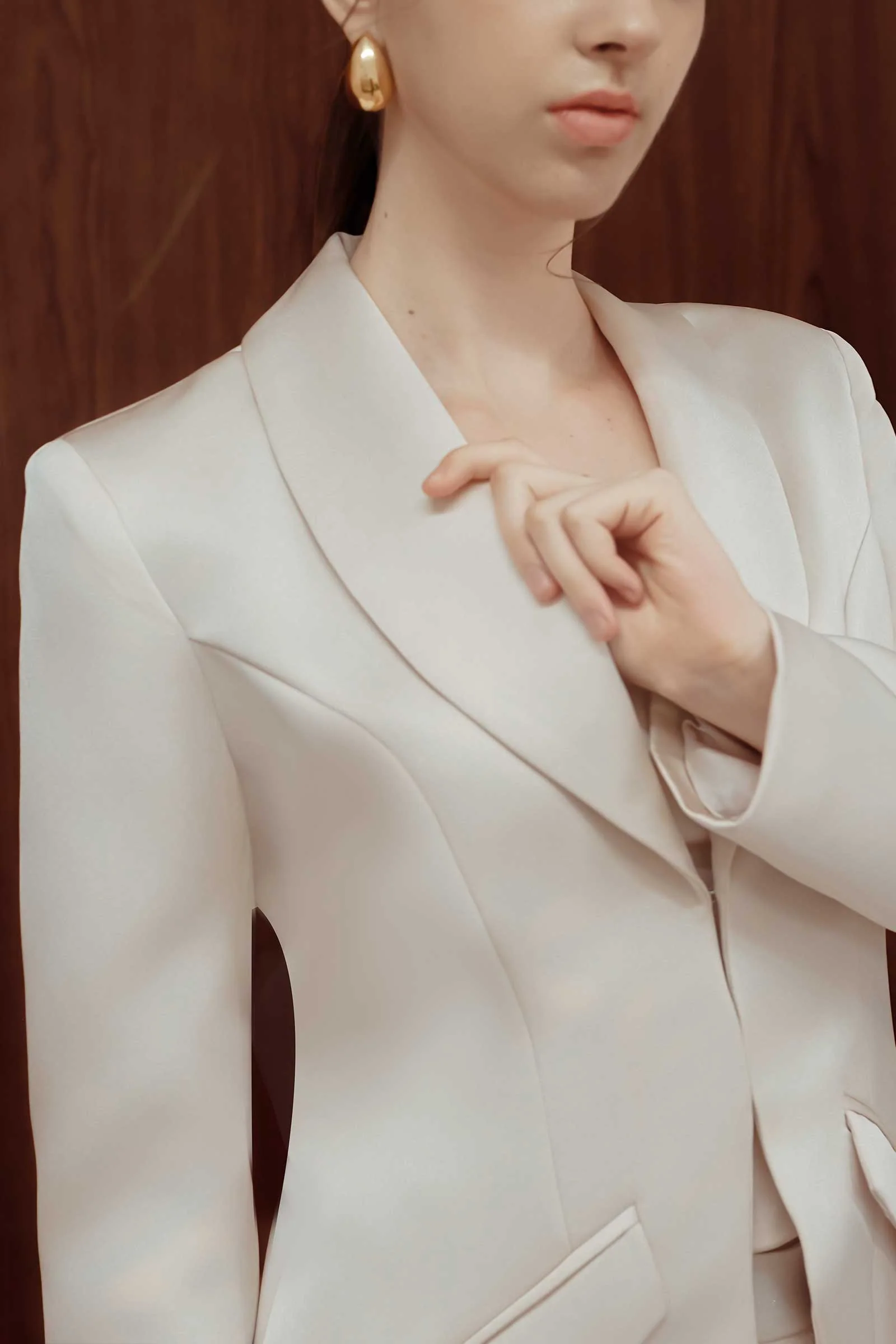 Tailored Delyse Blazer (Champagne) - Image 8