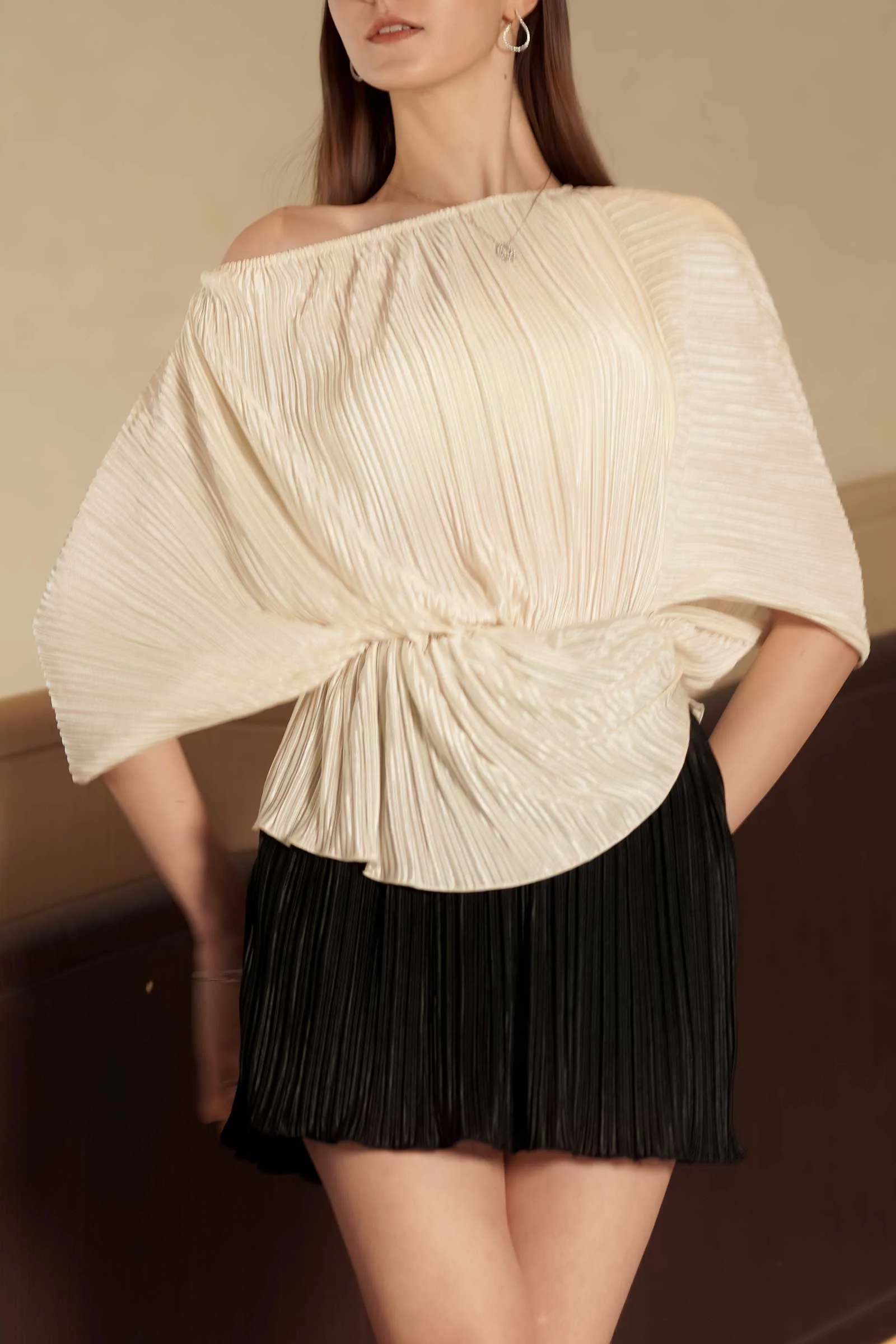 Lunaira Multiway Romper (Pearl+Black) - Image 13