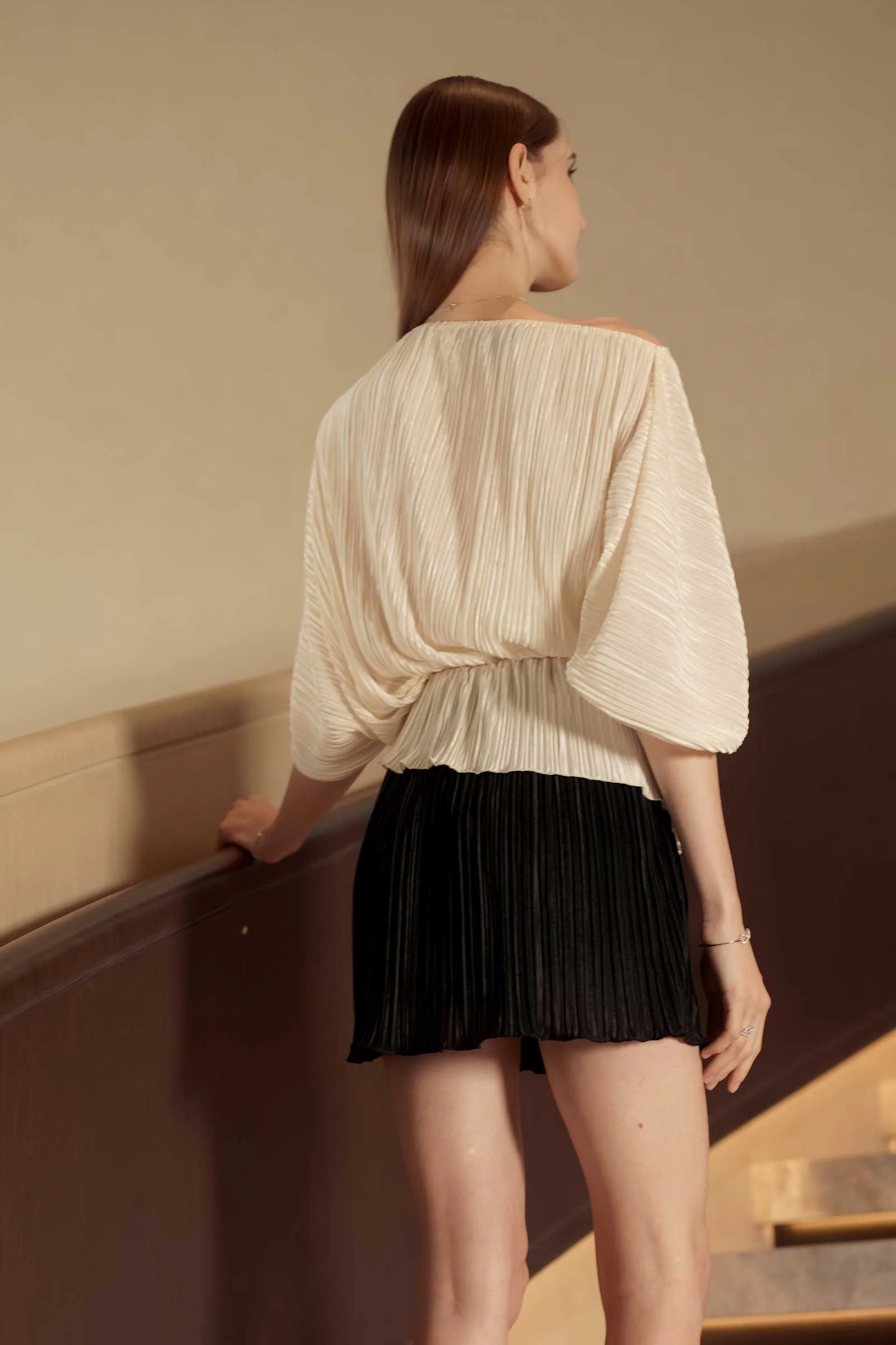 Lunaira Multiway Romper (Pearl+Black) - Image 9