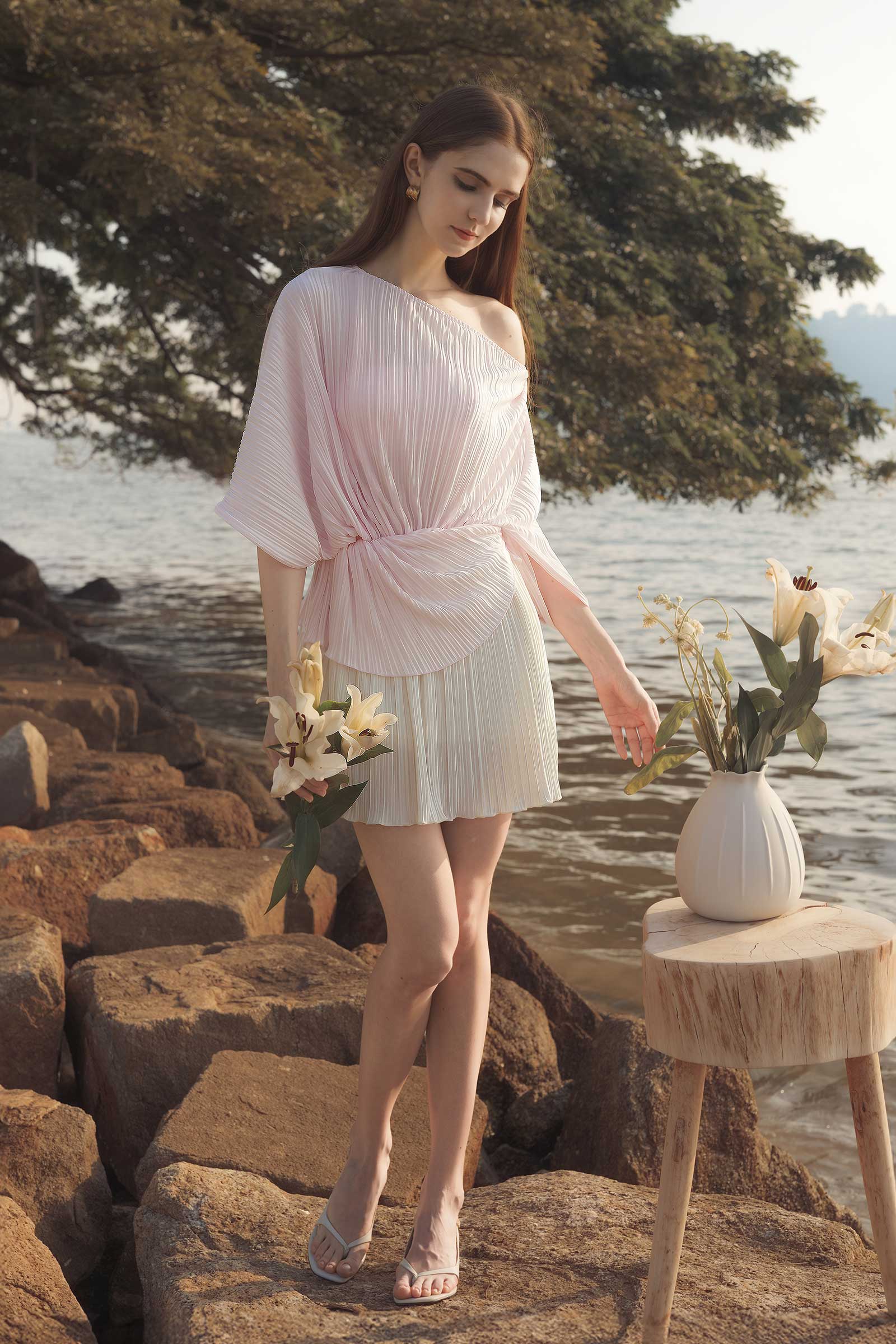 Lunaira Multiway Romper (Pink+Pearl) - Image 11