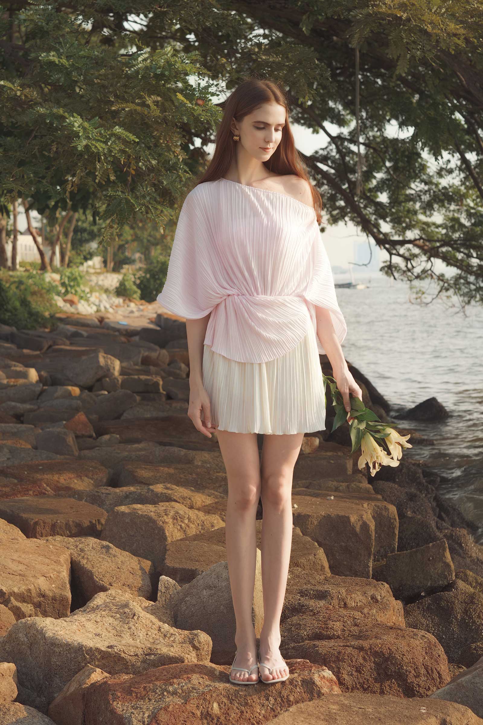 Lunaira Multiway Romper (Pink+Pearl) - Image 15