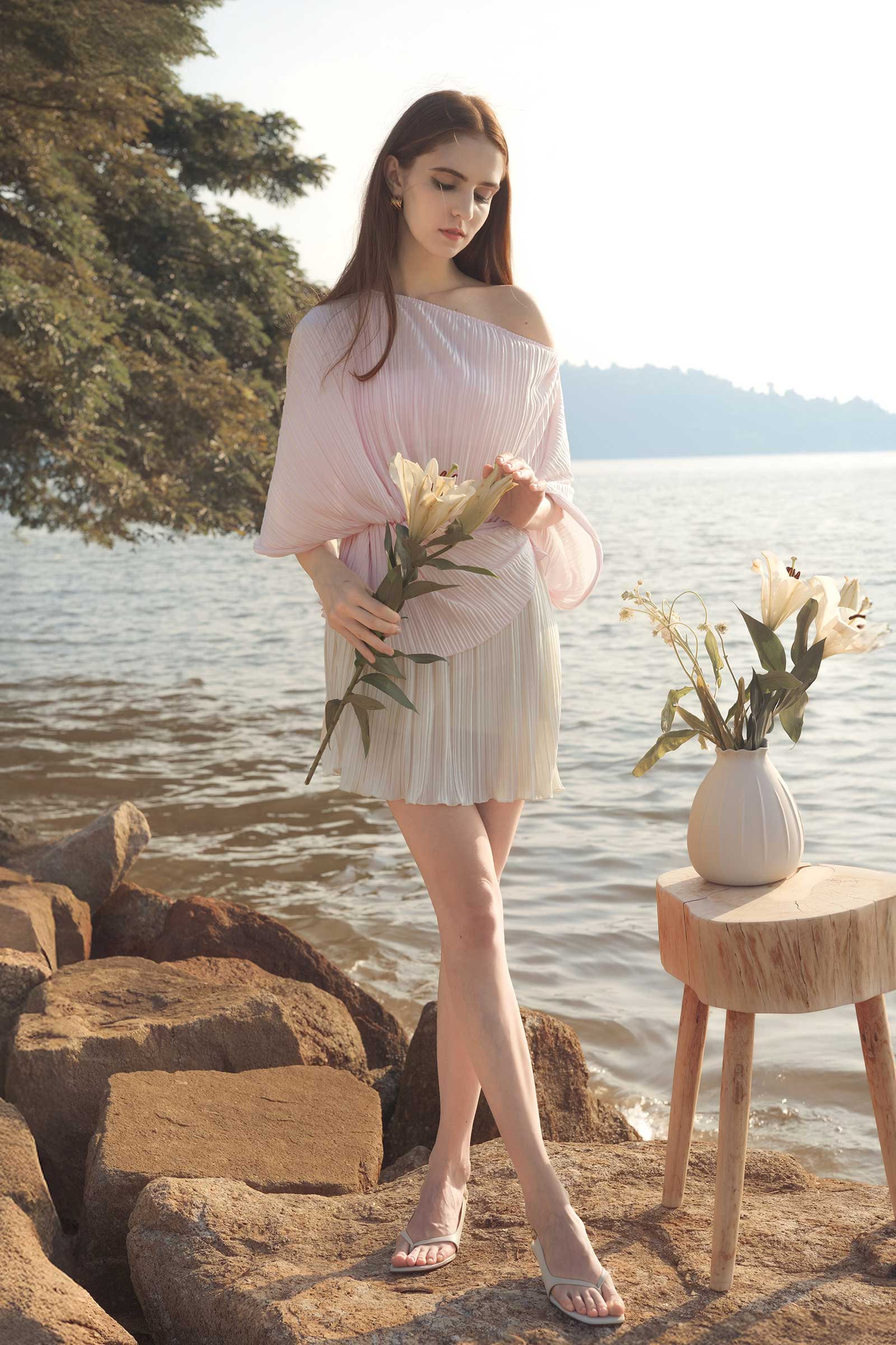 Lunaira Multiway Romper (Pink+Pearl) - Image 16