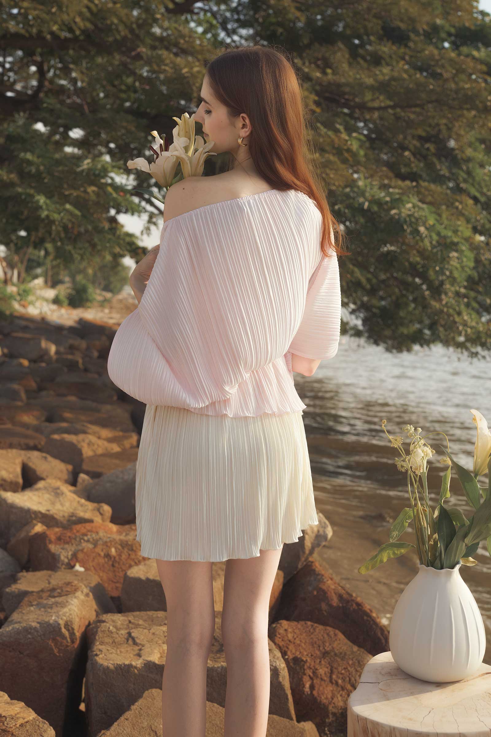 Lunaira Multiway Romper (Pink+Pearl) - Image 17