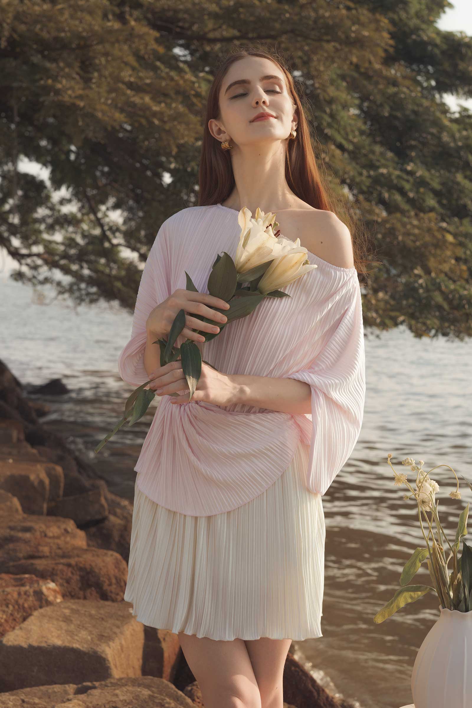 Lunaira Multiway Romper (Pink+Pearl) - Image 3