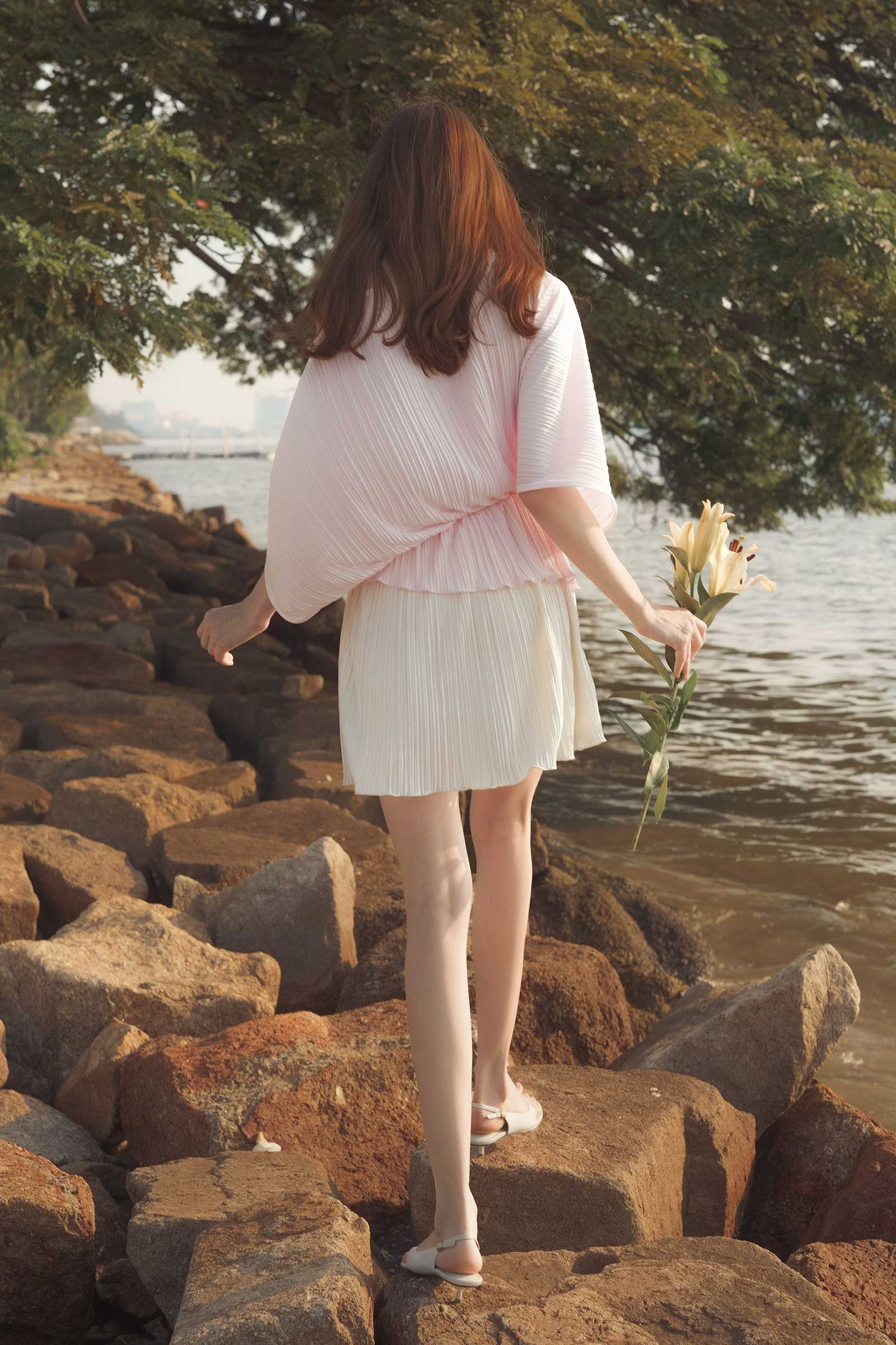 Lunaira Multiway Romper (Pink+Pearl) - Image 5