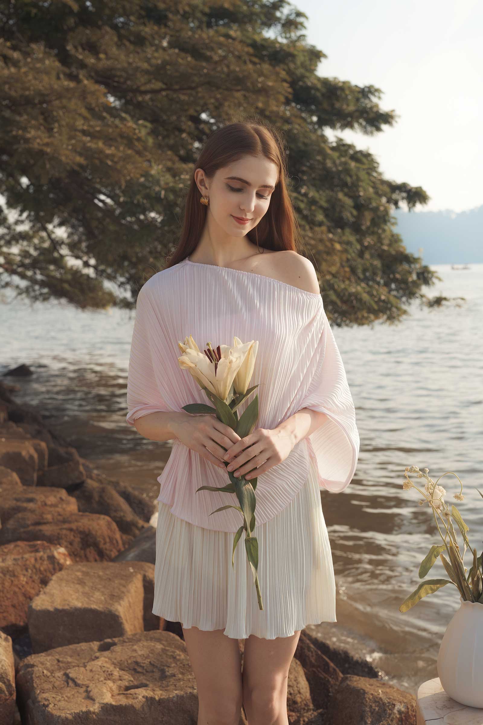 Lunaira Multiway Romper (Pink+Pearl) - Image 8