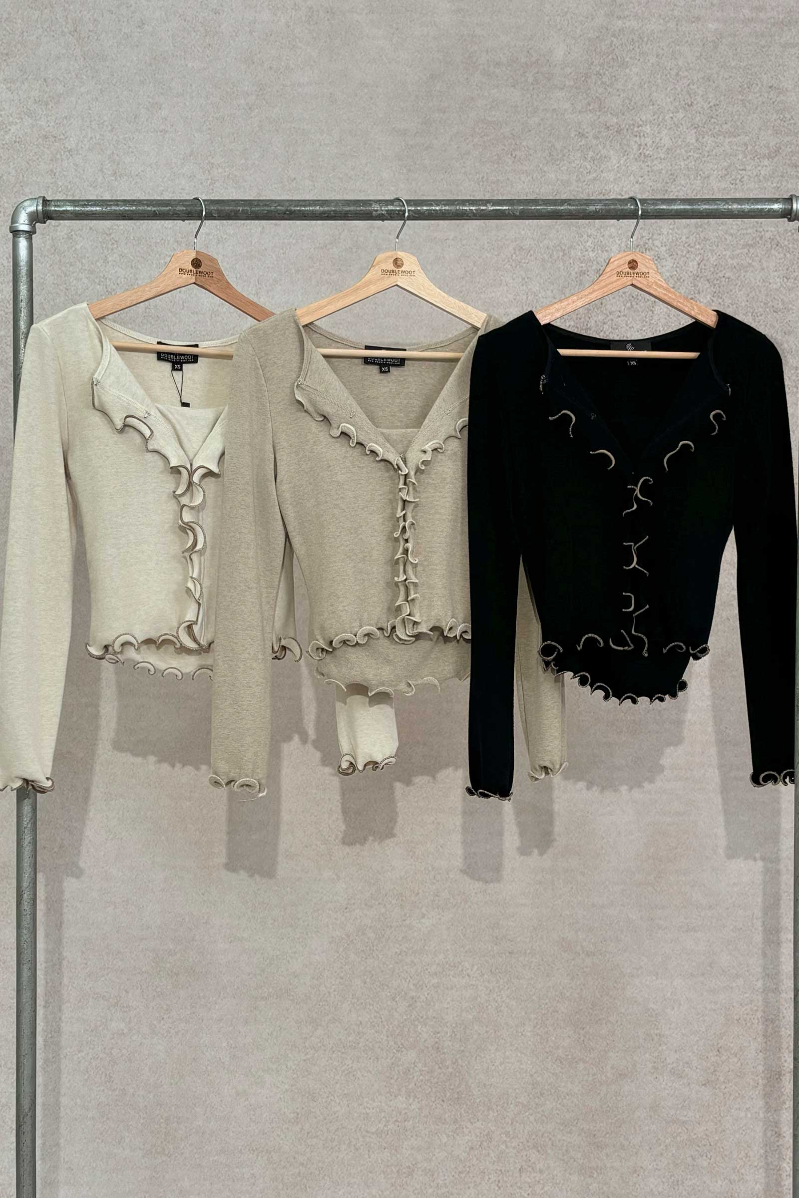Drenielle Knit Top & Cardi Set (Sage) - Image 6