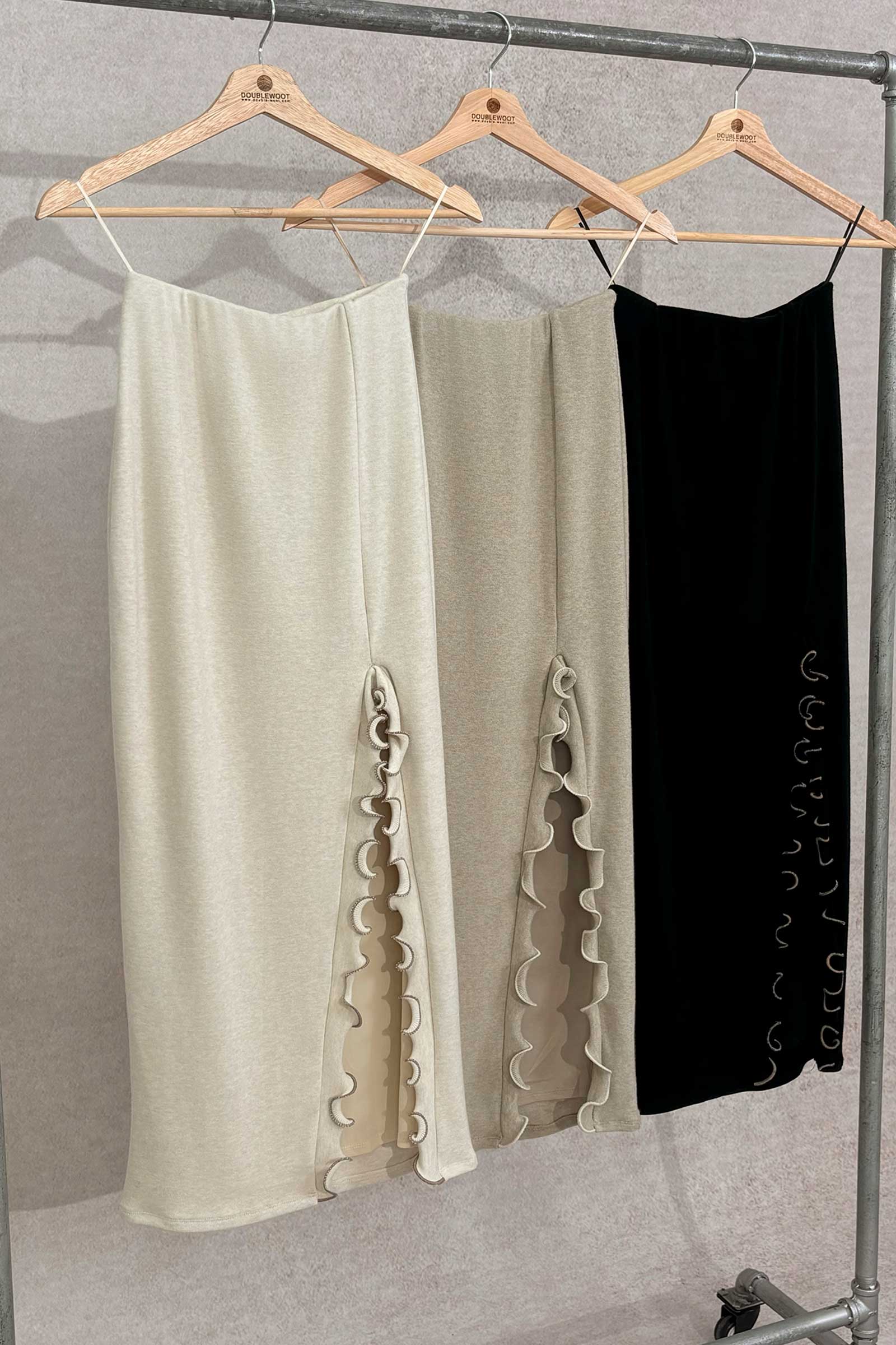 Drenielle Knit Skirt (Black) - Image 7