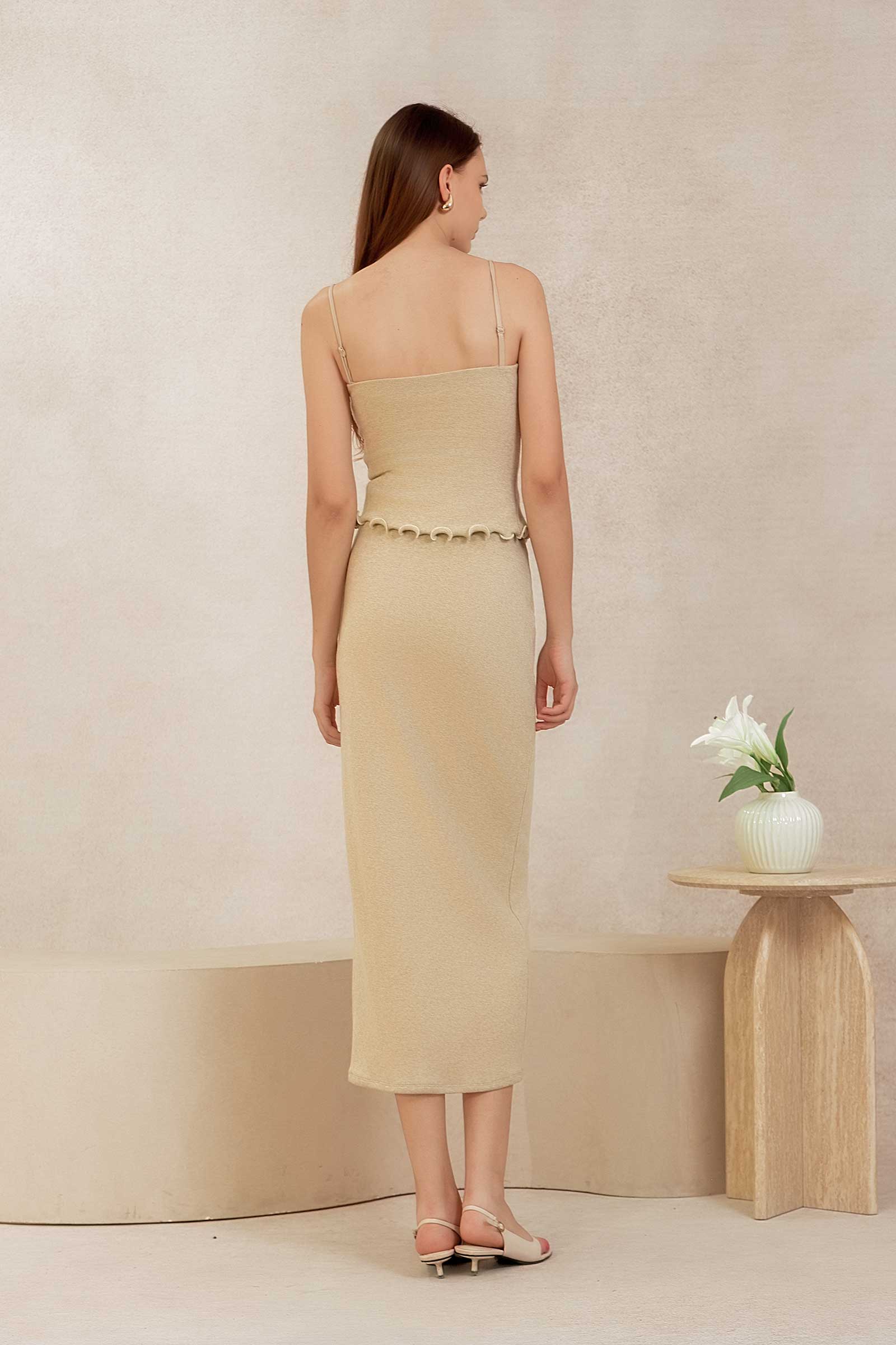 Drenielle Knit Skirt (Sage) - Image 5
