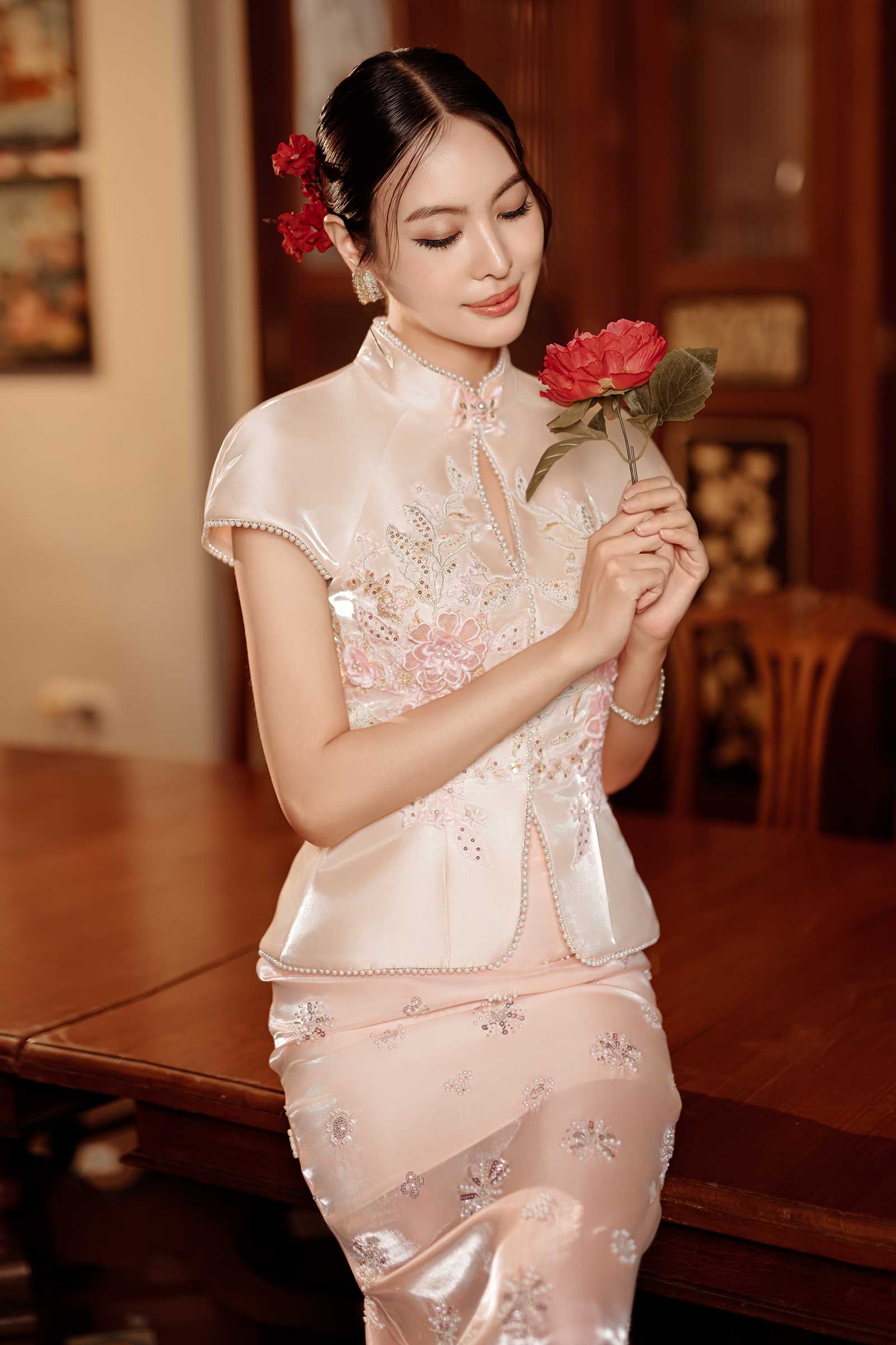 Pearl Blossom Skirt (Pink) - Image 14