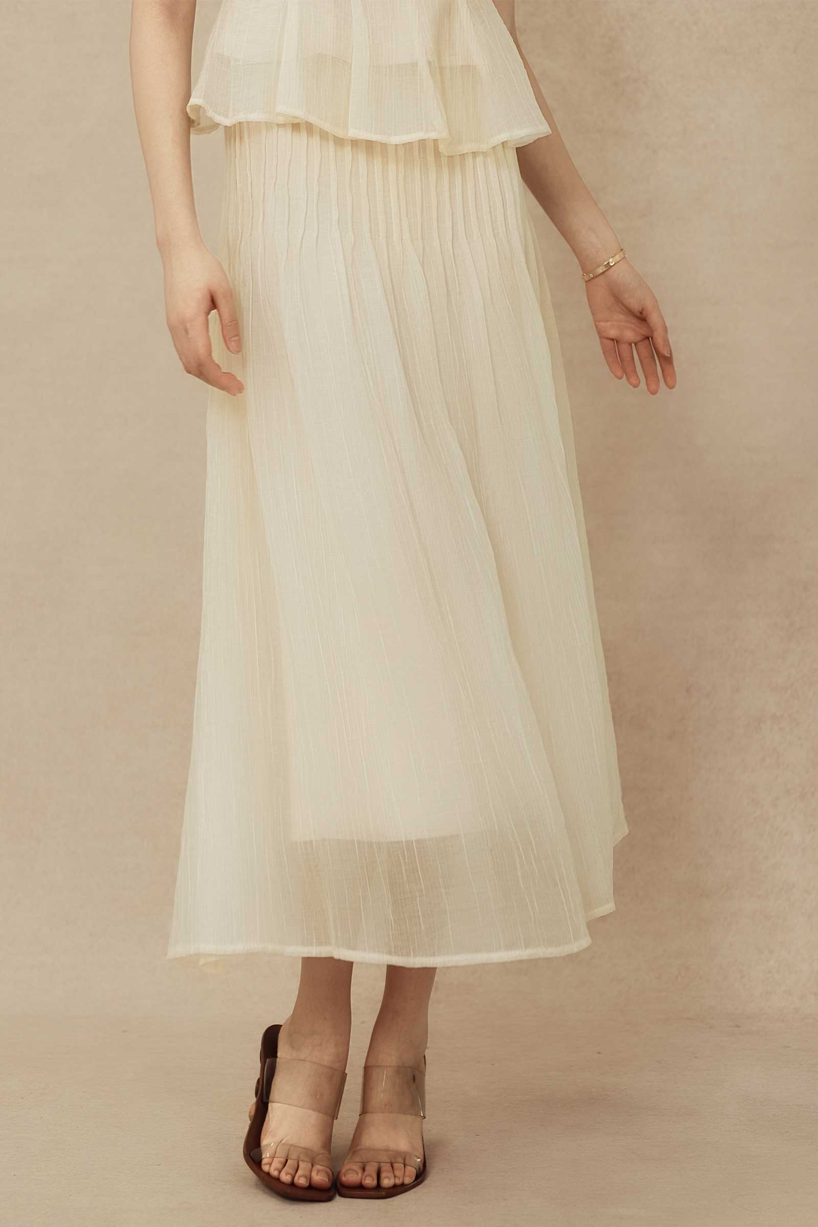 Aluna Skirt (Cream) - Image 2