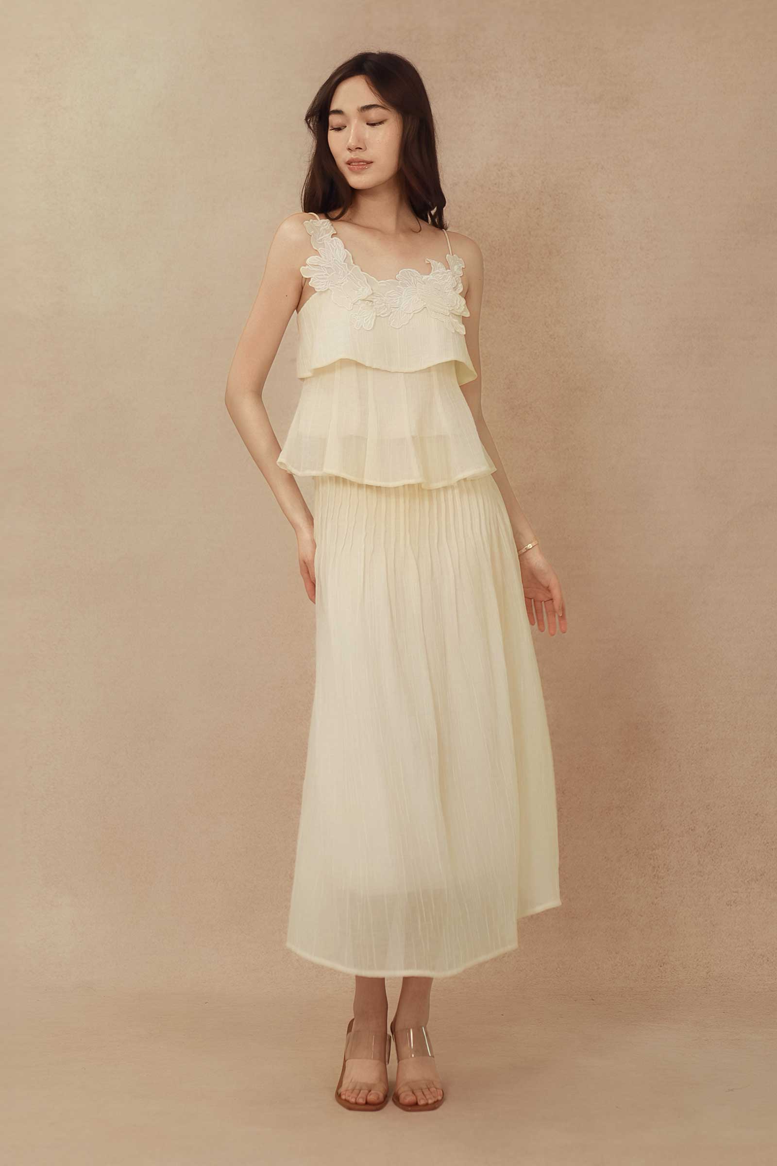 Aluna Skirt (Cream) - Image 3