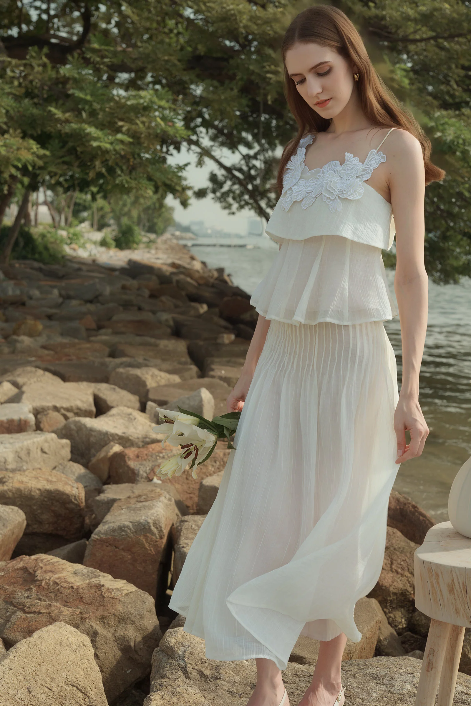 Aluna Skirt (Cream) - Image 34