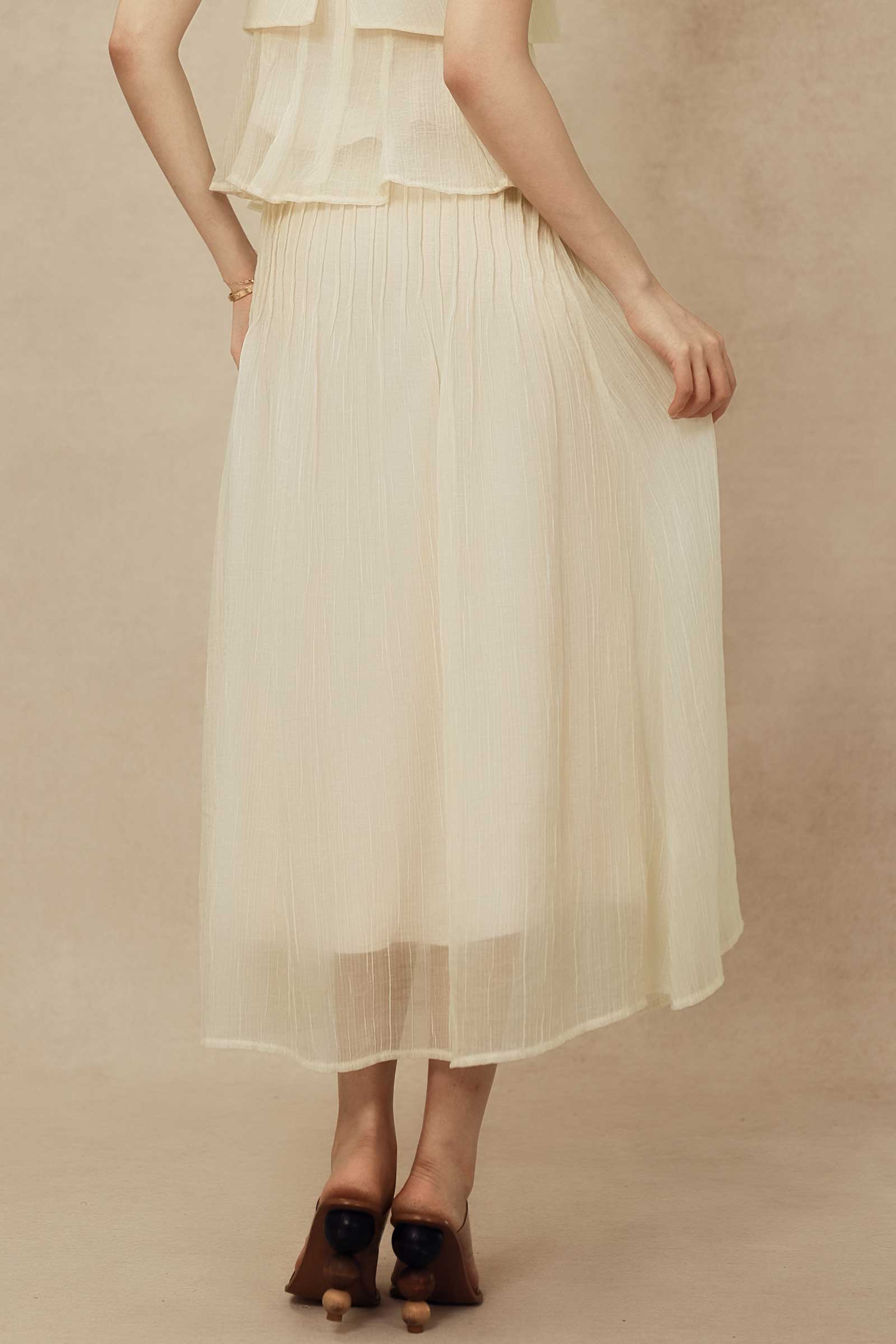 Aluna Skirt (Cream) - Image 4