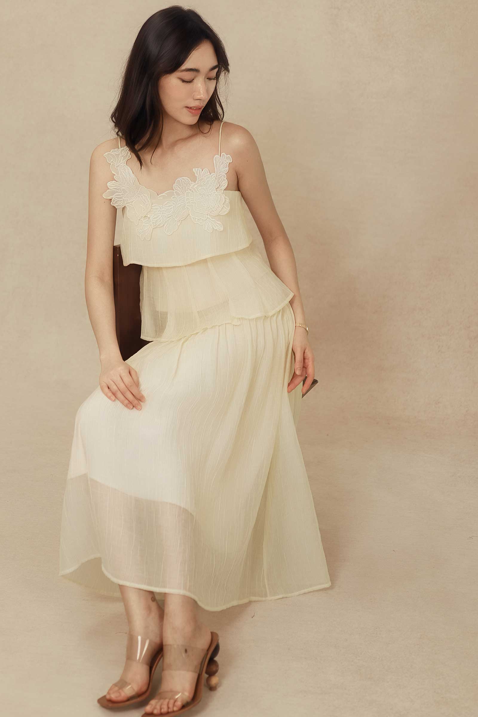 Aluna Skirt (Cream) - Image 5