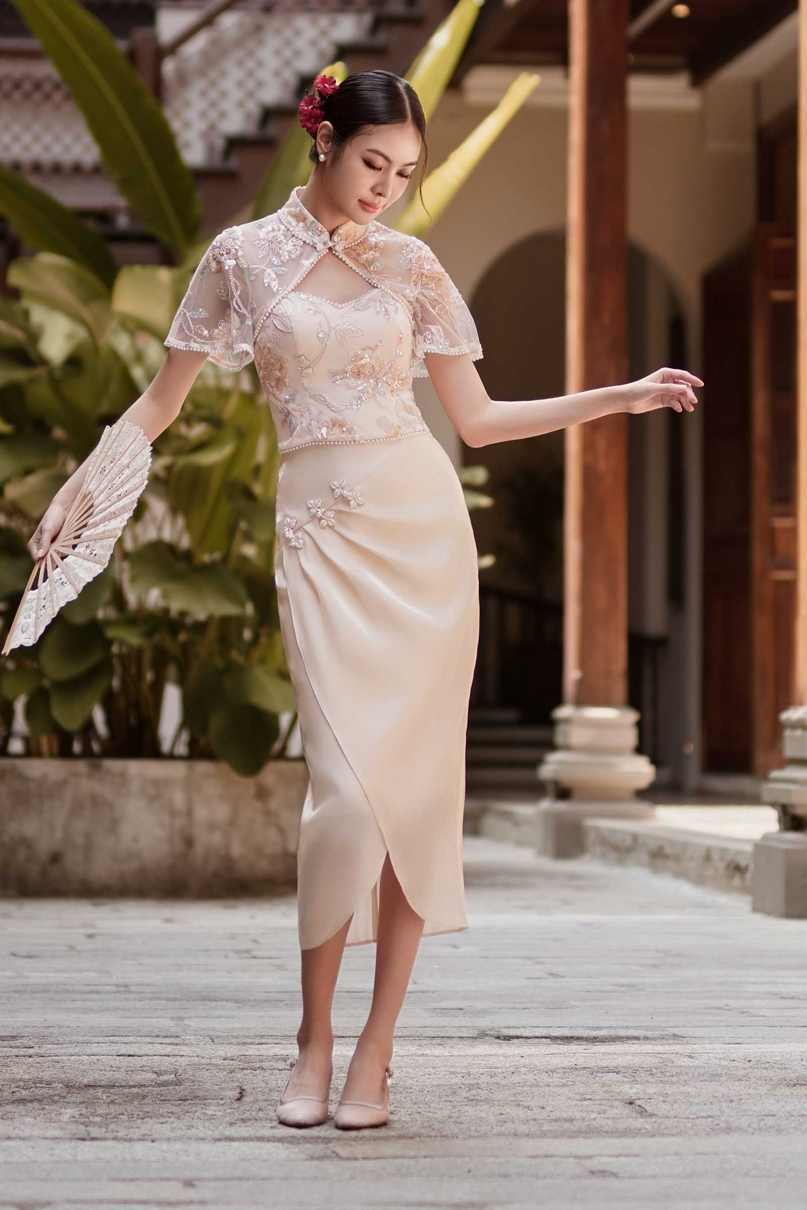 Celestine Skirt (Champagne) - Image 8