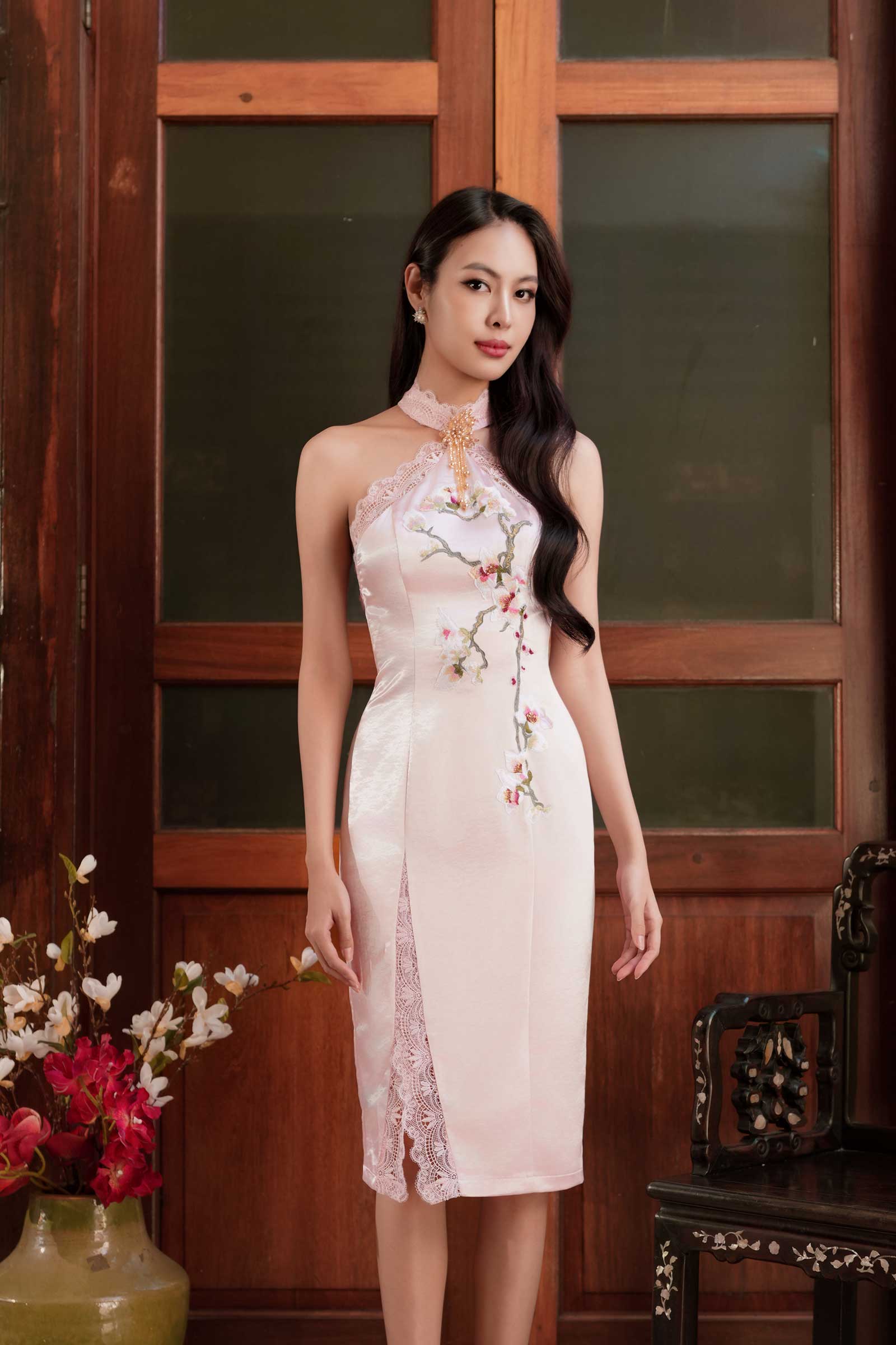 Lianya Qipao Set (Pink) - Image 21