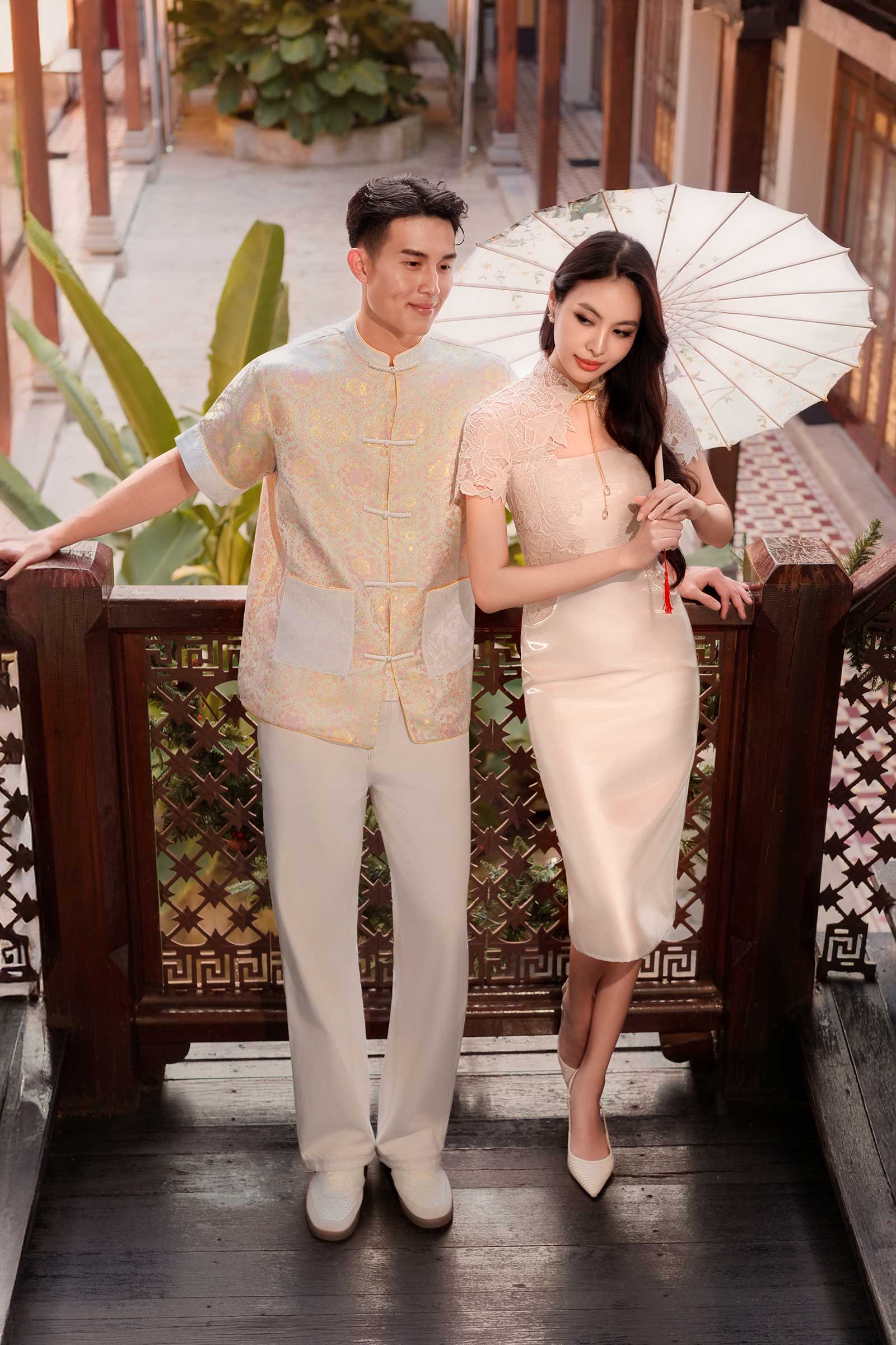 Valene Qipao (Champagne) - Image 9