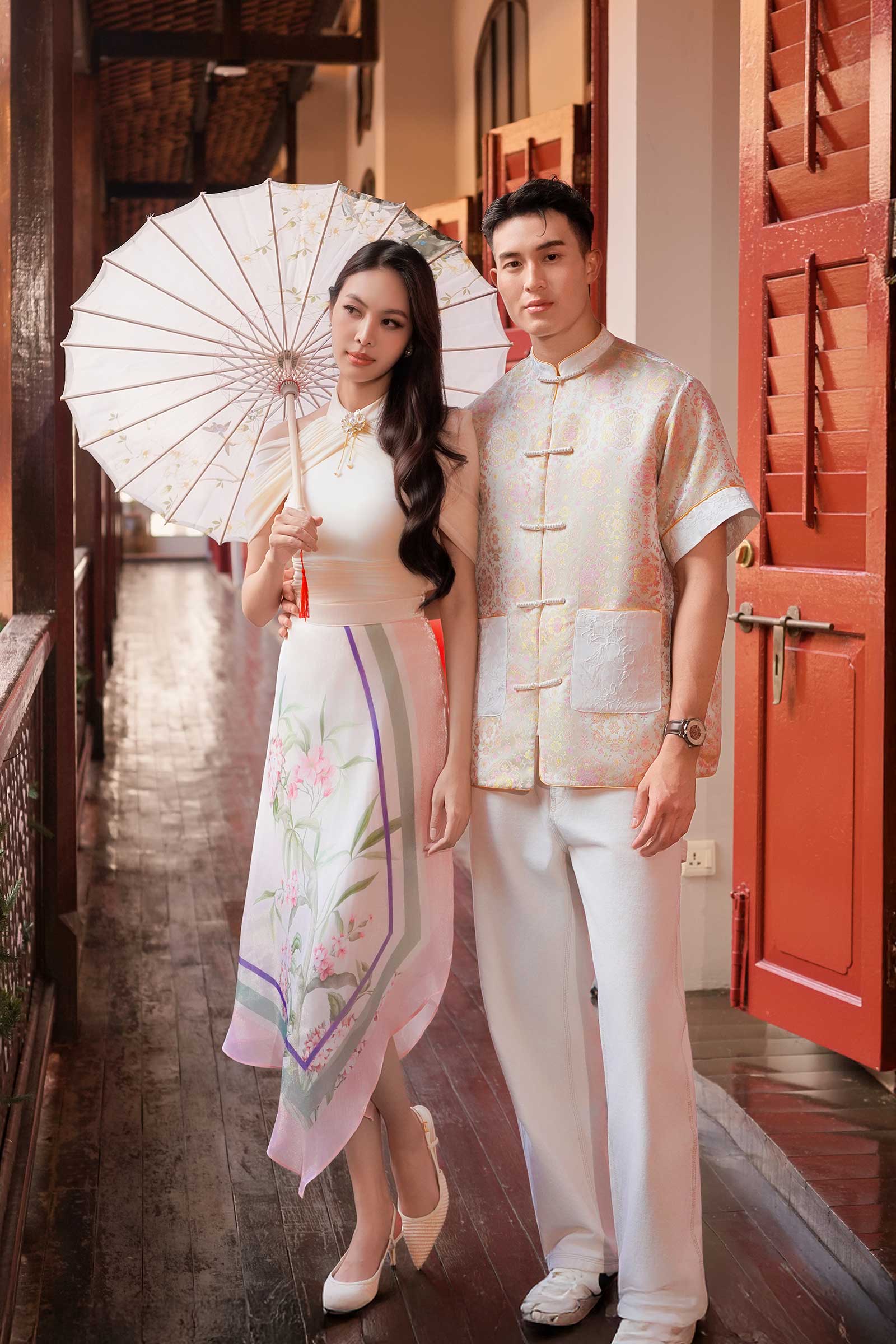 Reverie Qipao Top (Cream) - Image 4