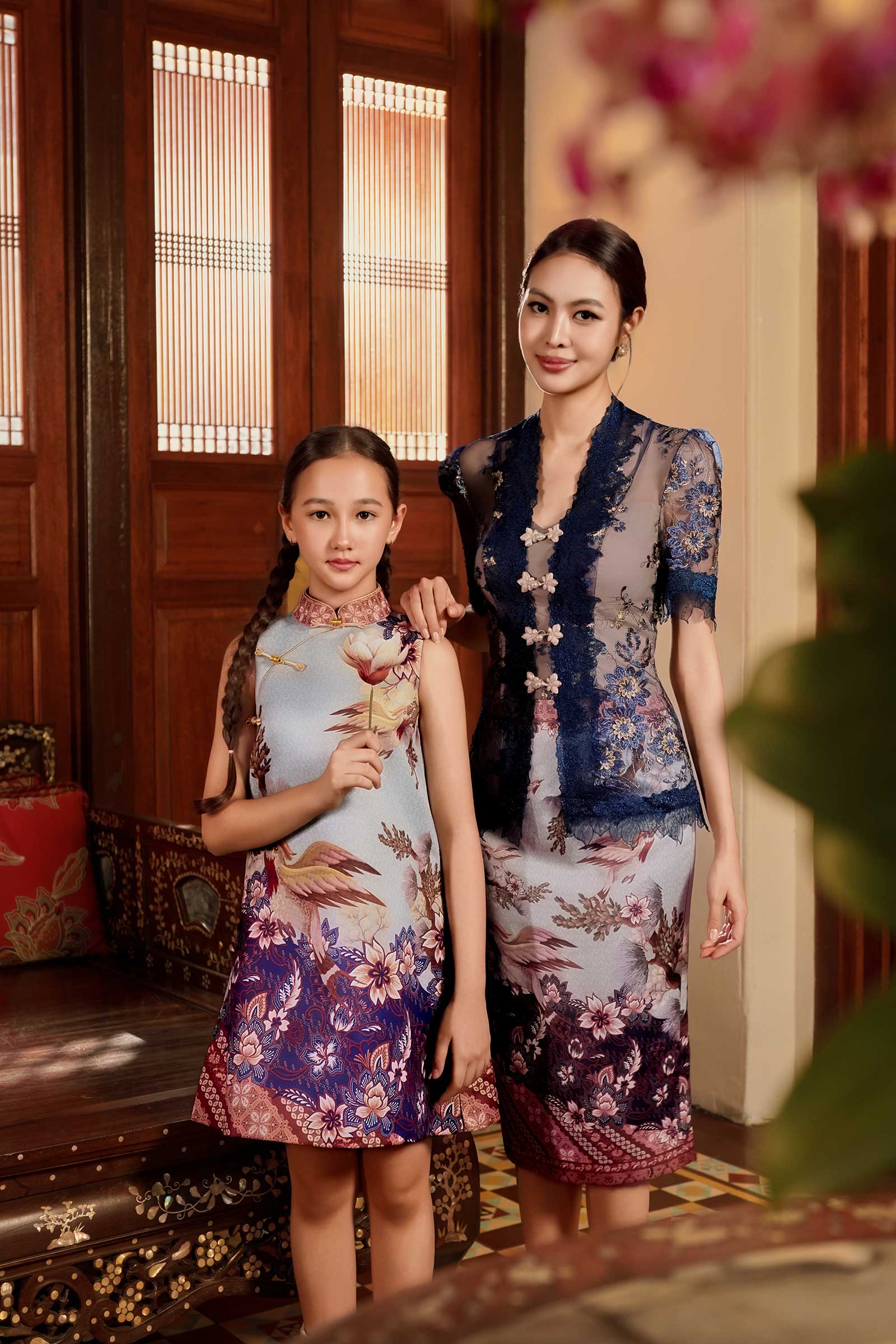 Paradis Kebaya Set (Blue) - Image 15