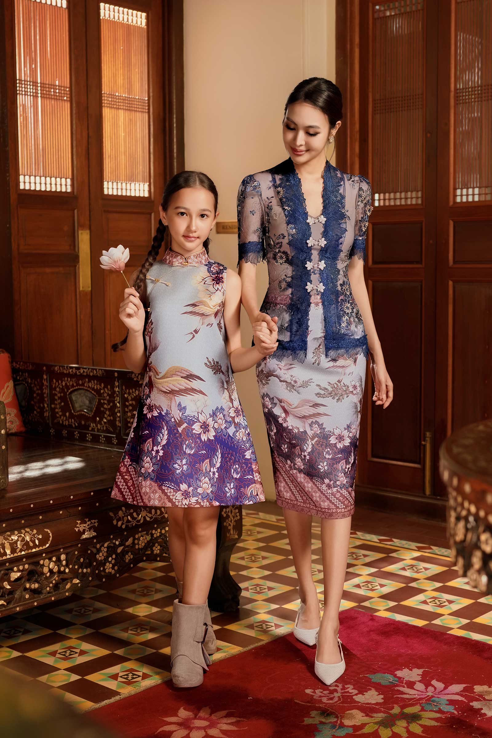 Paradis Kebaya Set (Blue) - Image 21