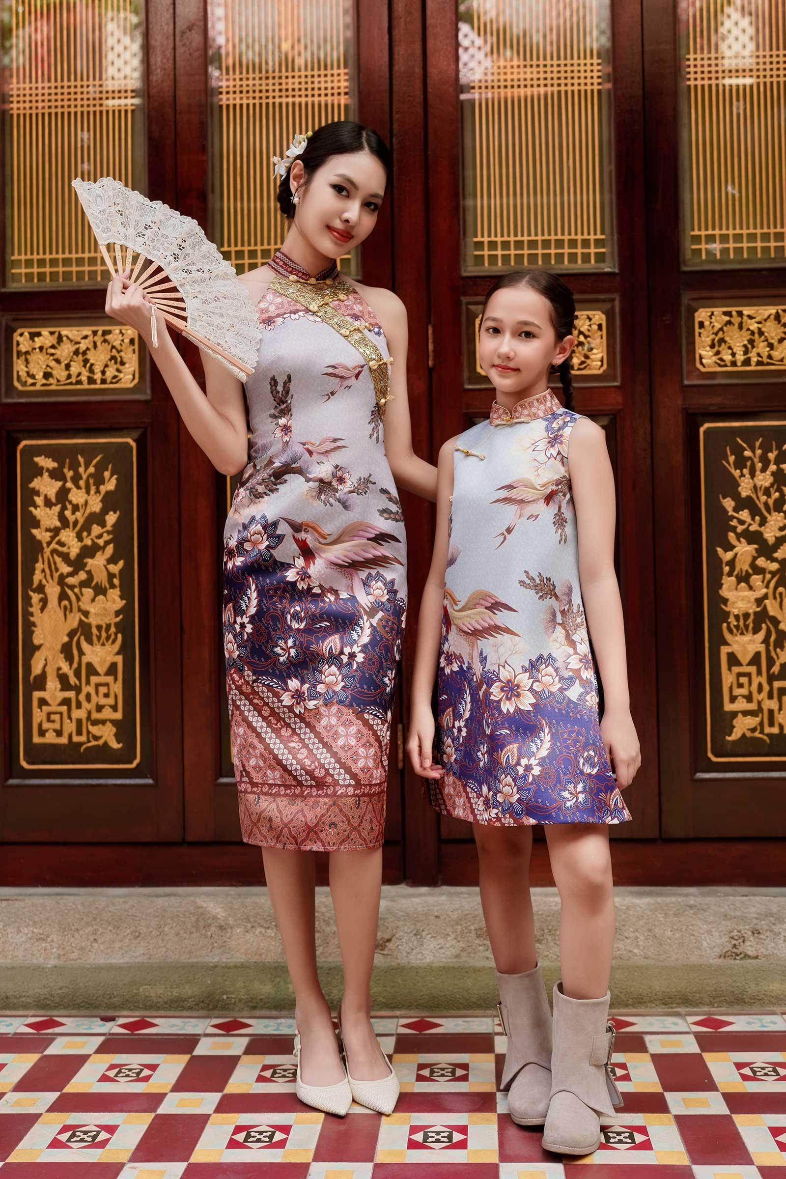 Paradis Qipao (Blue) - Image 25