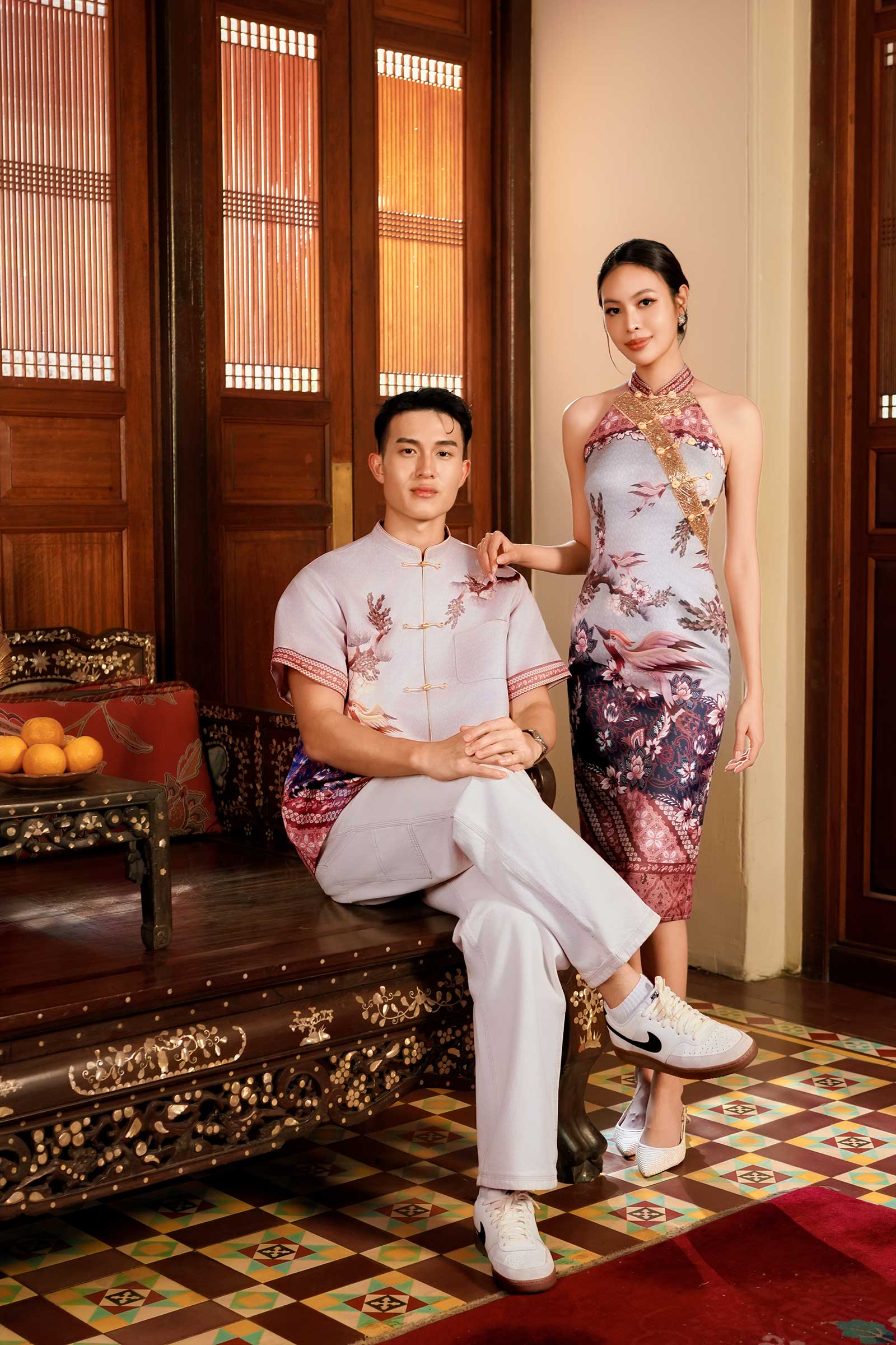 Paradis Qipao (Blue) - Image 30