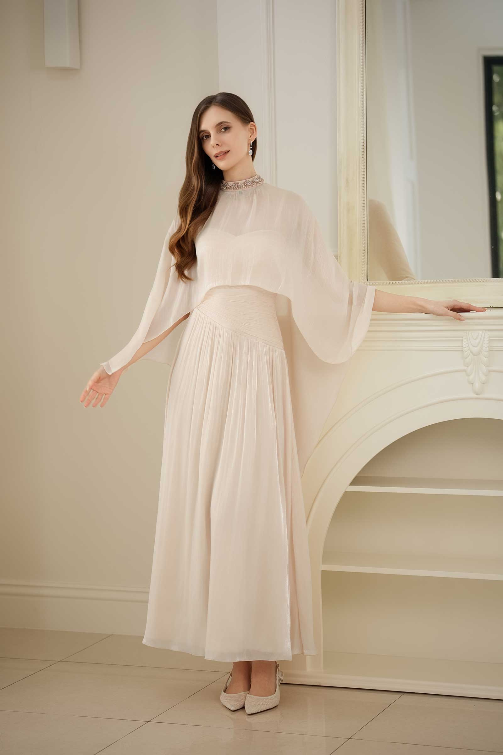 Viera Multiway Dress (Champagne) - Image 3