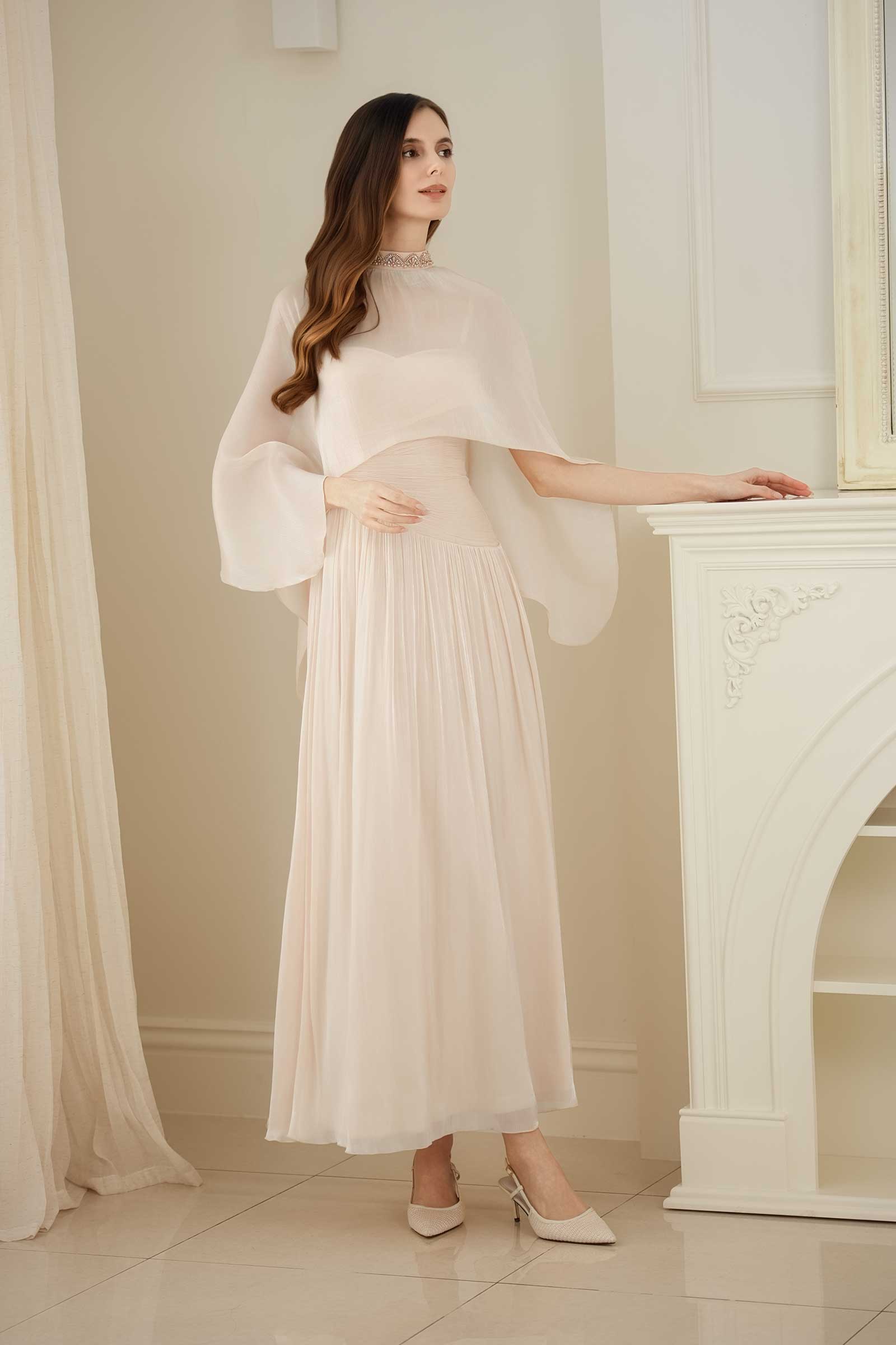 Viera Multiway Dress (Champagne) - Image 9