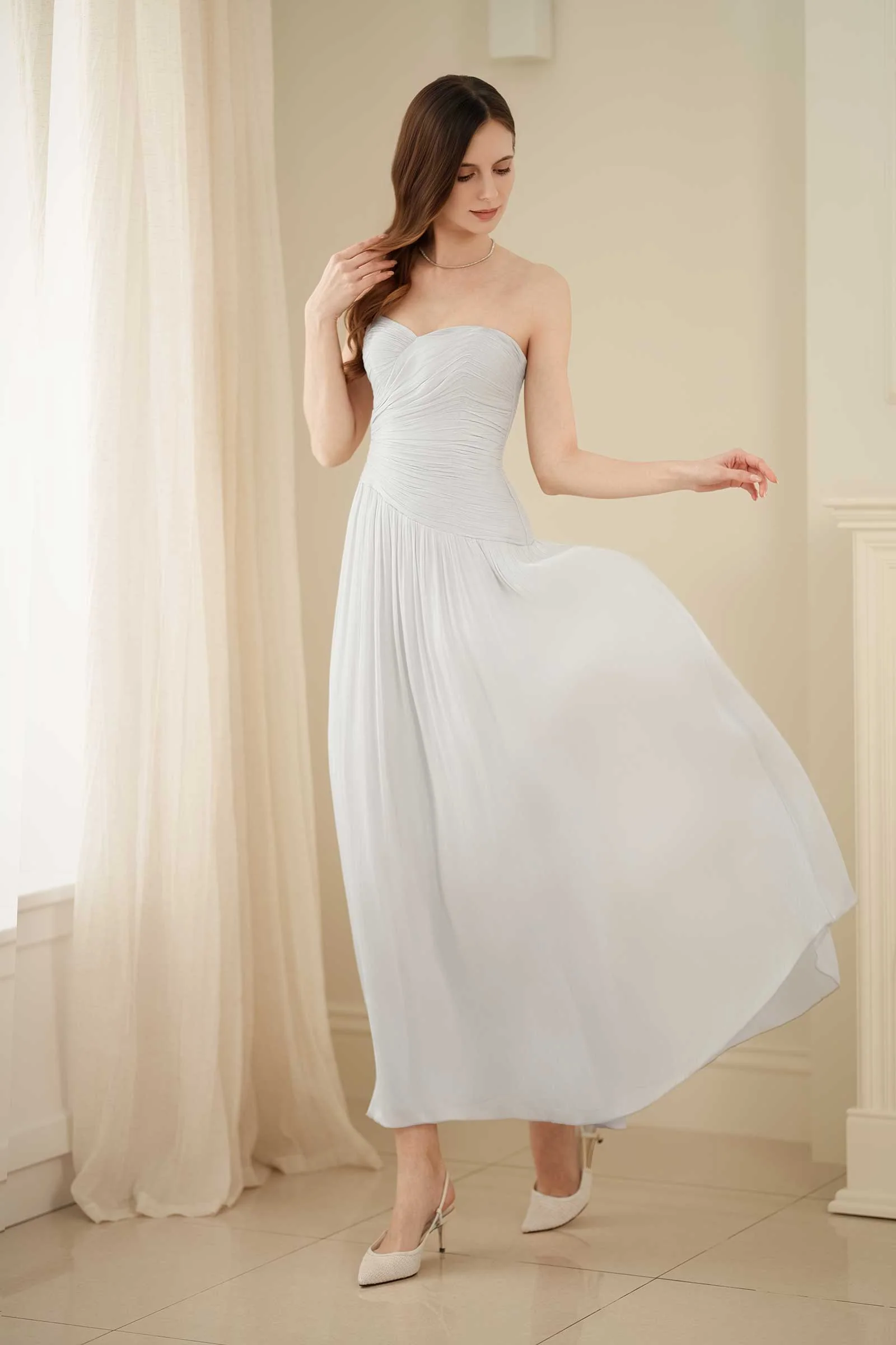 Viera Multiway Dress (Greyish Blue) - Image 16