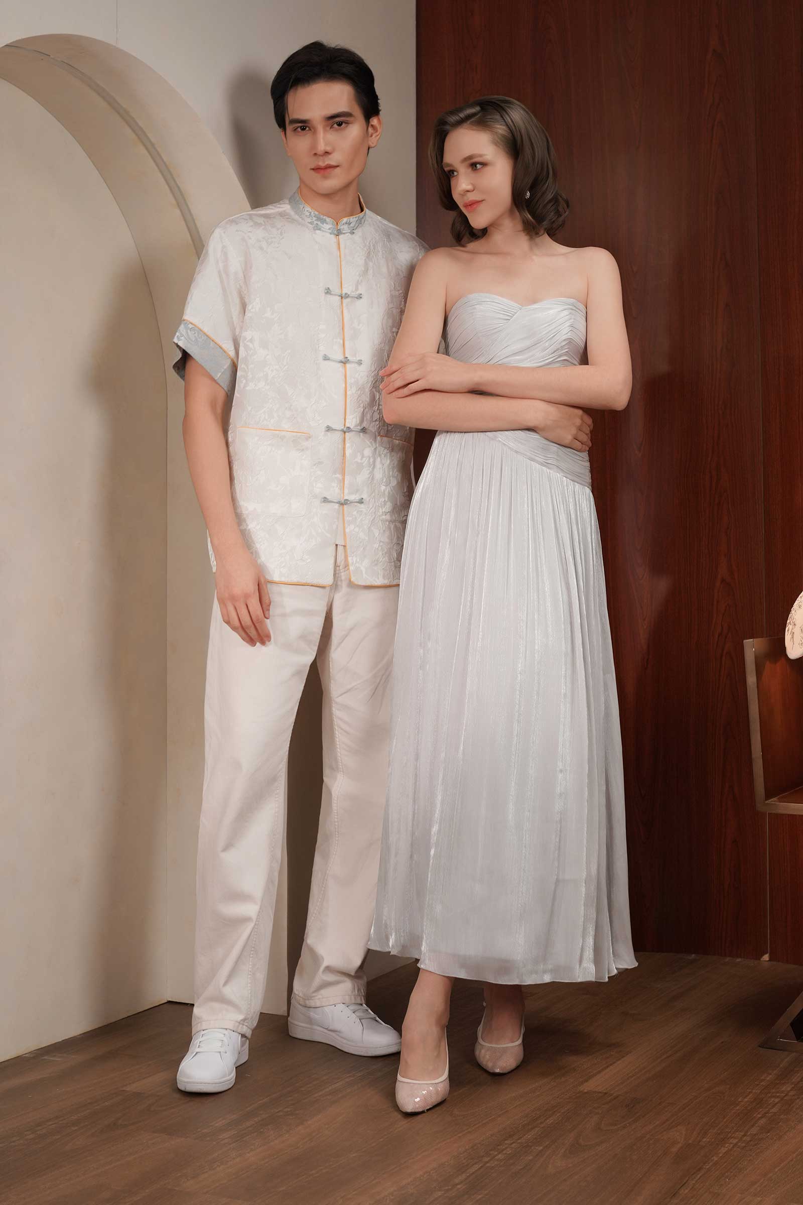 Viera Multiway Dress (Greyish Blue) - Image 28