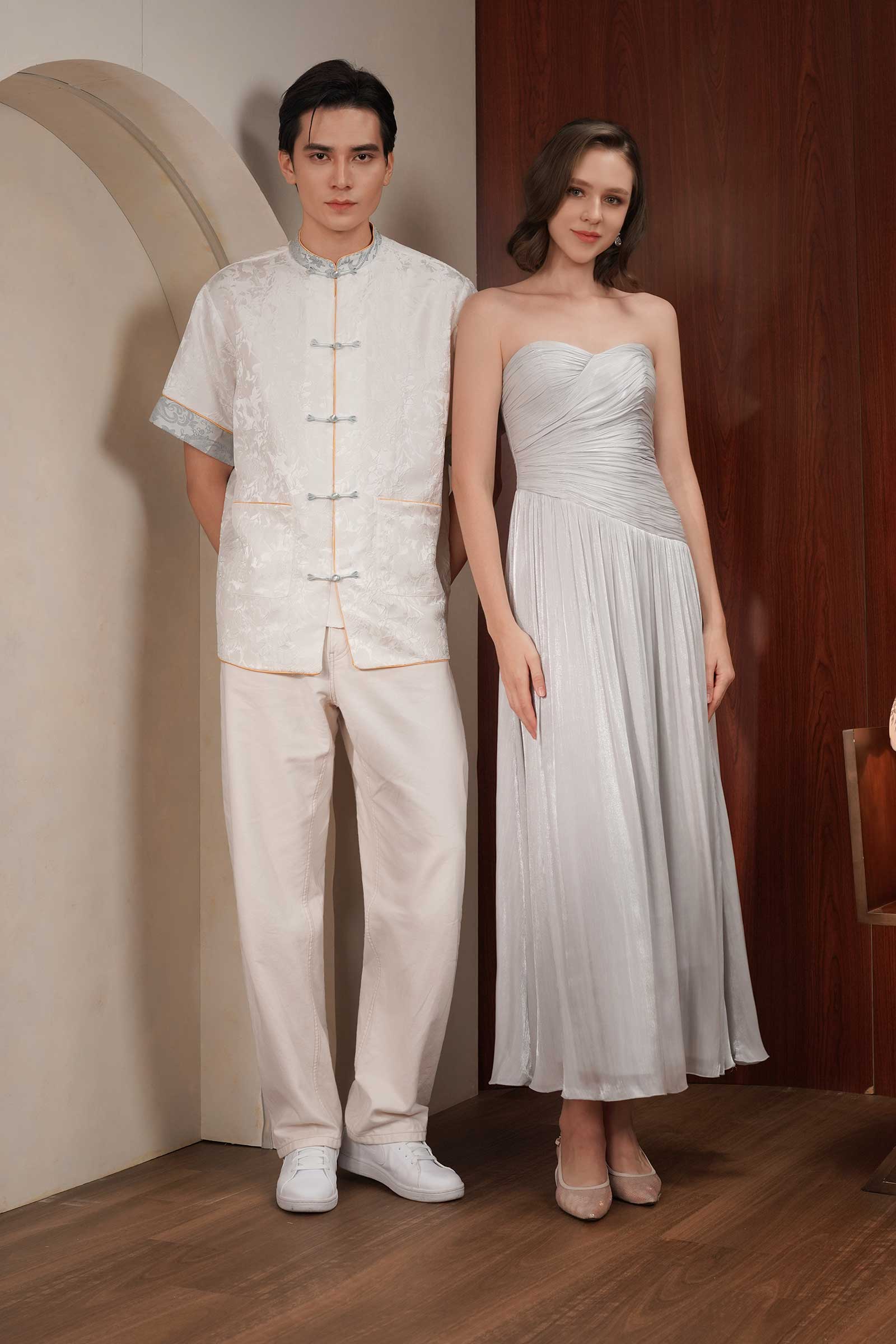 Viera Multiway Dress (Greyish Blue) - Image 29