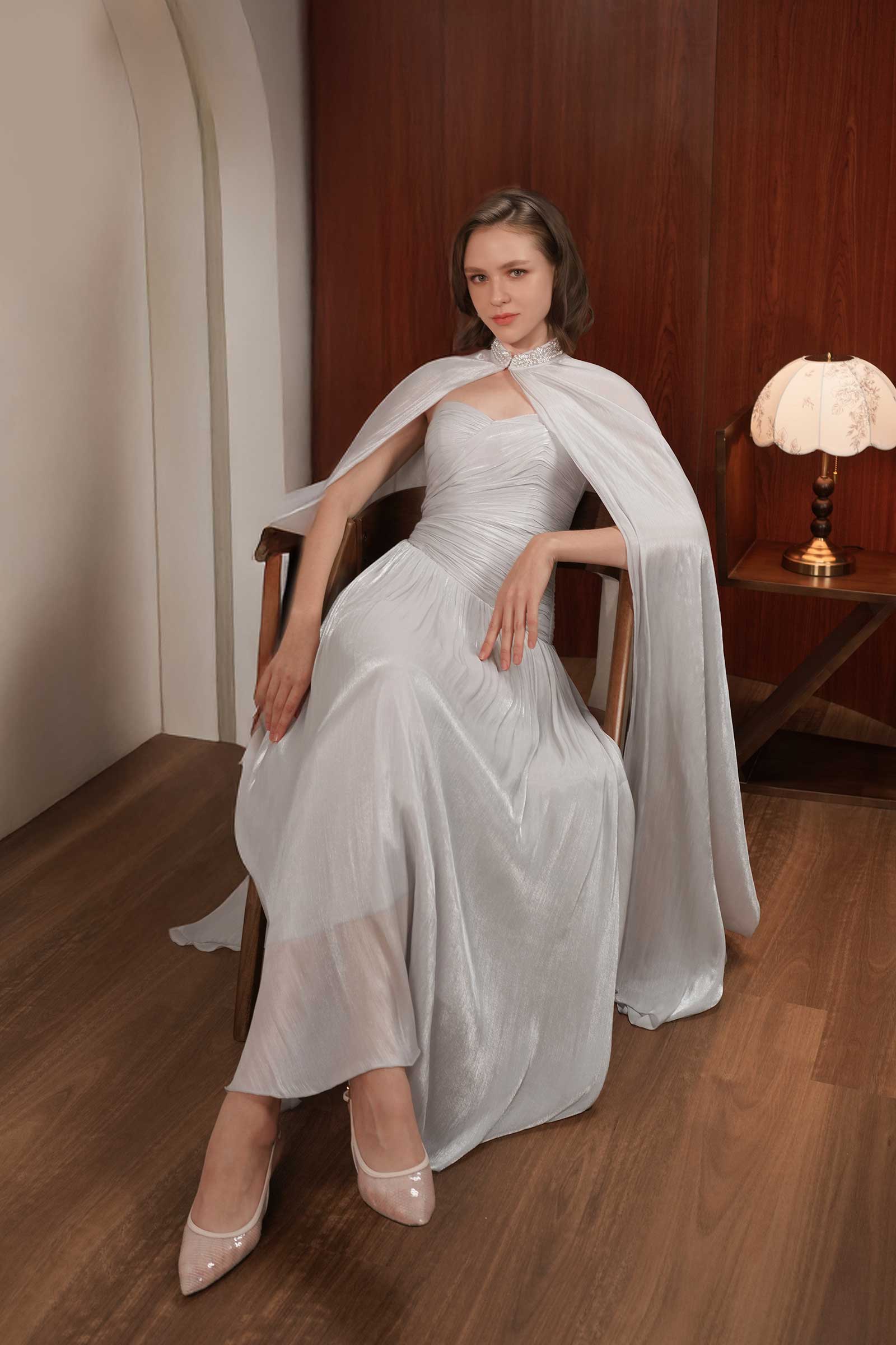Viera Multiway Dress (Greyish Blue) - Image 3