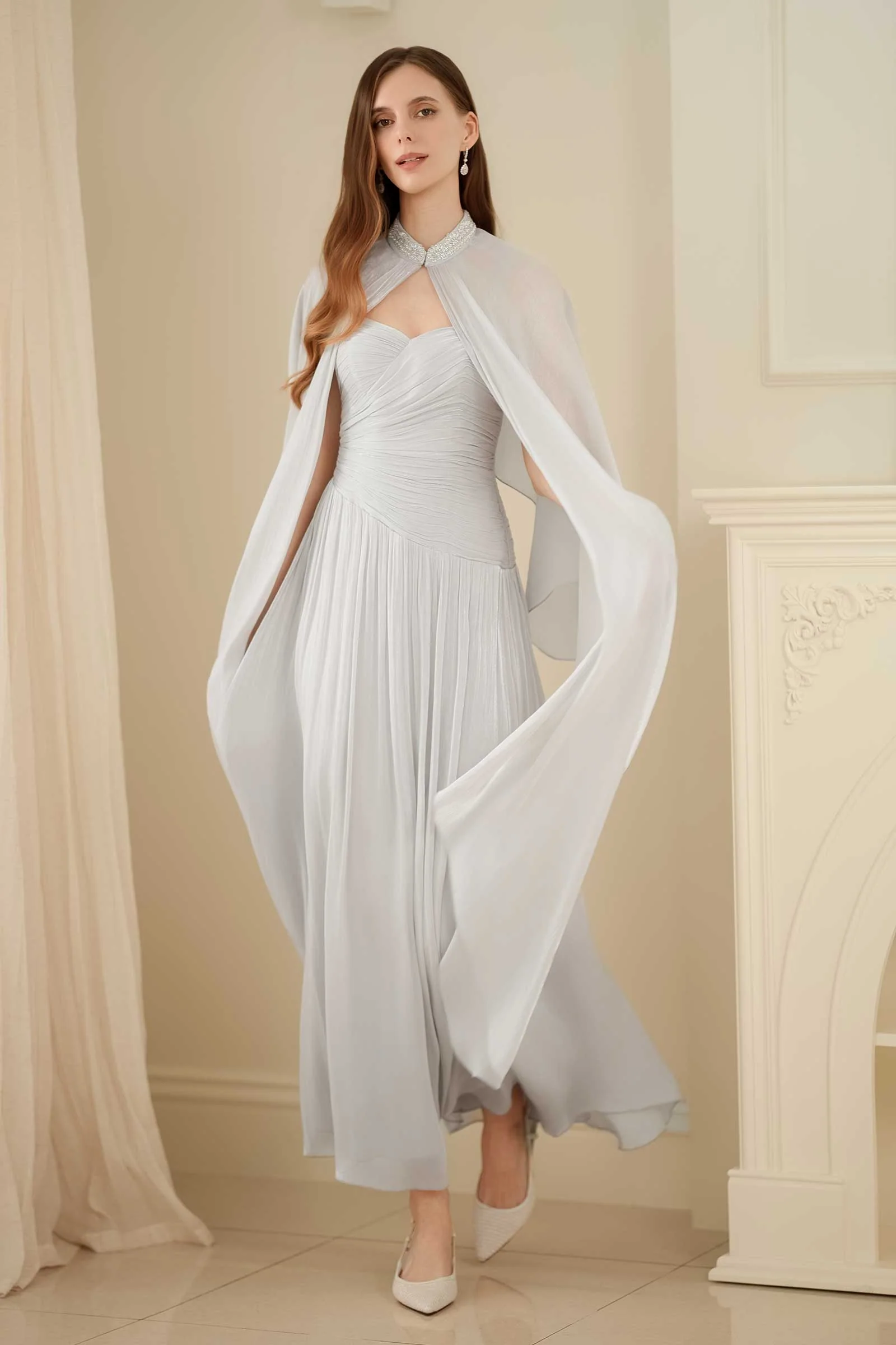 Viera Multiway Dress (Greyish Blue) - Image 4