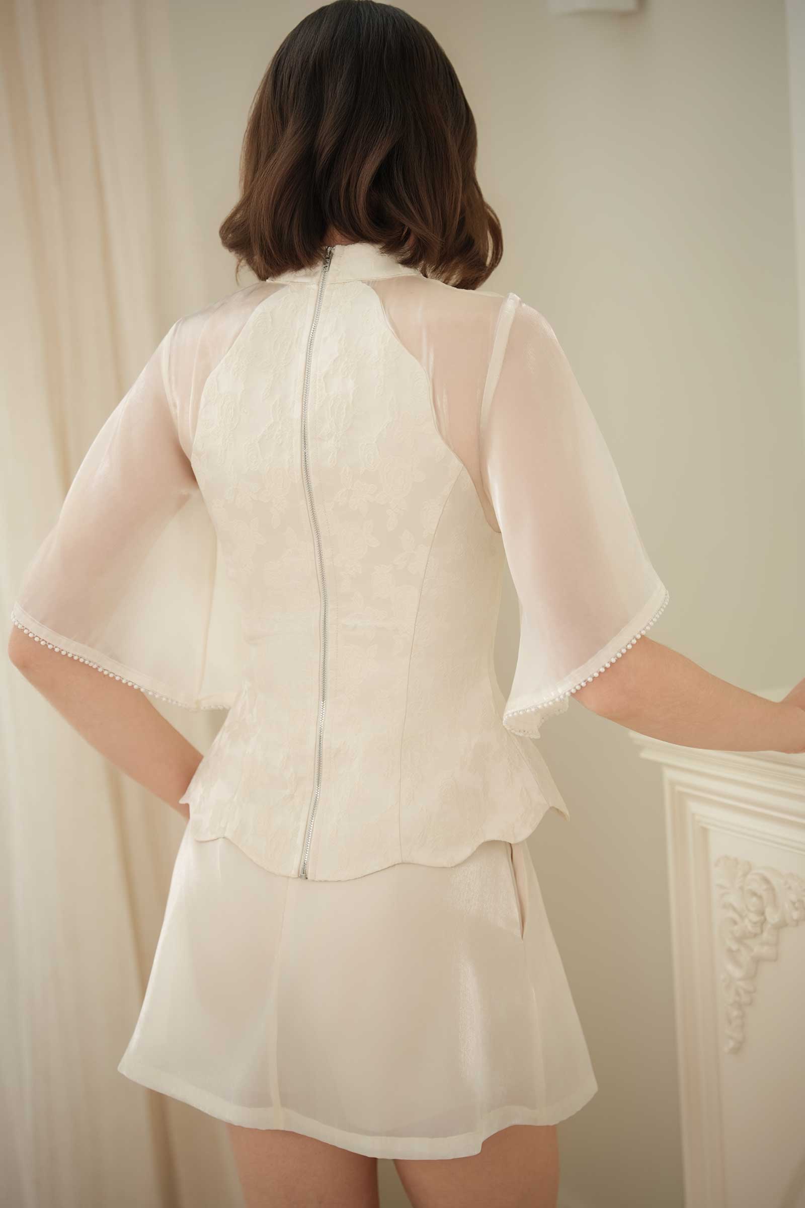 Ethereal Skort (Cream) - Image 5
