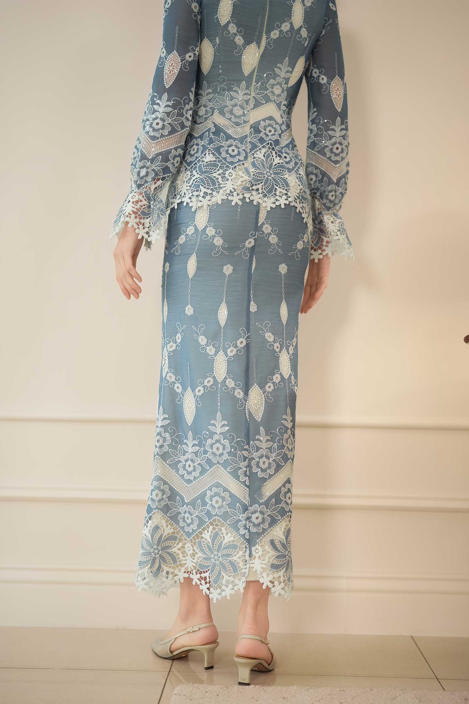 Rosalie Kebaya Set (Bluebell) - Image 14