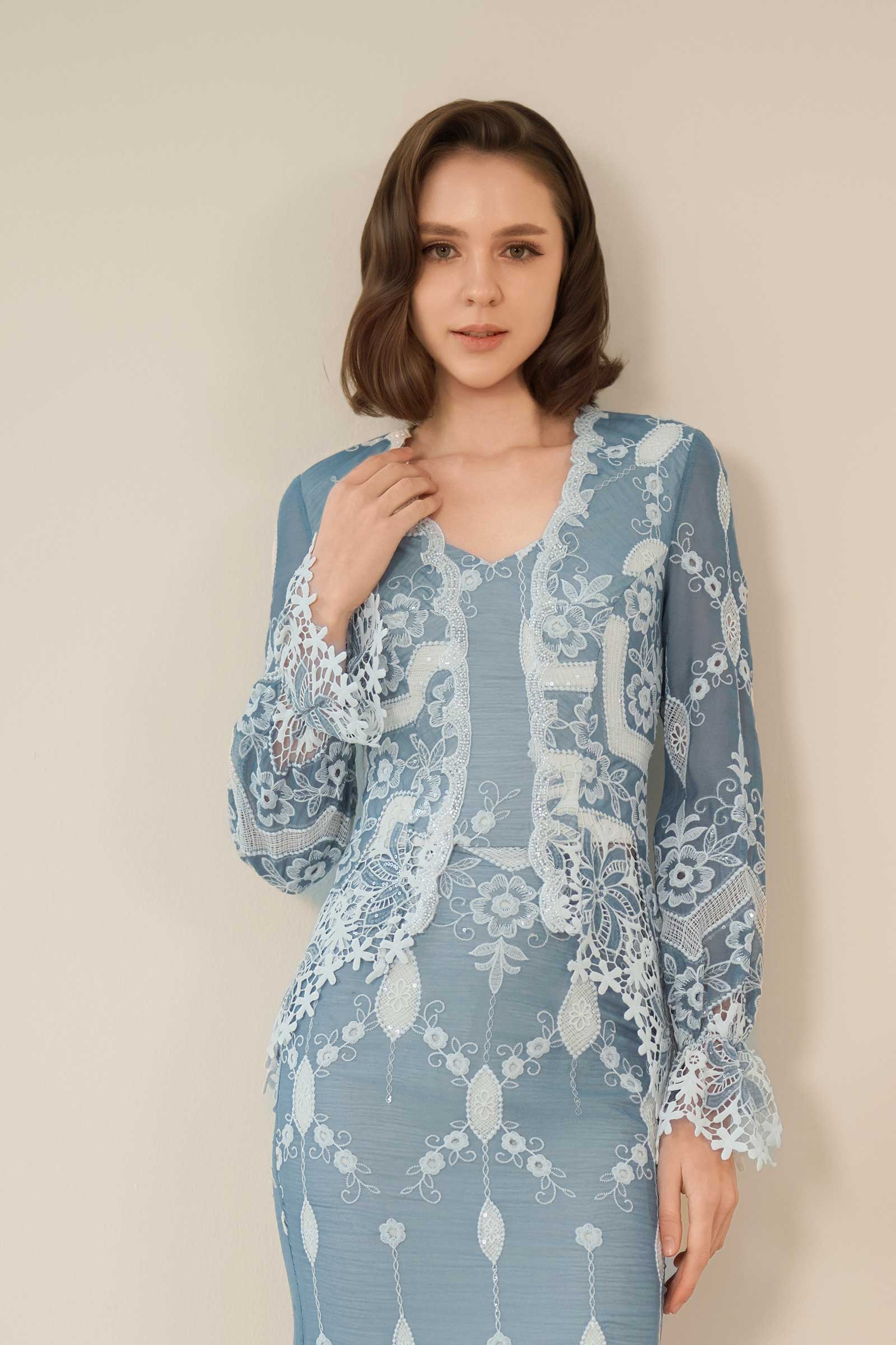 Rosalie Kebaya Set (Bluebell) - Image 23