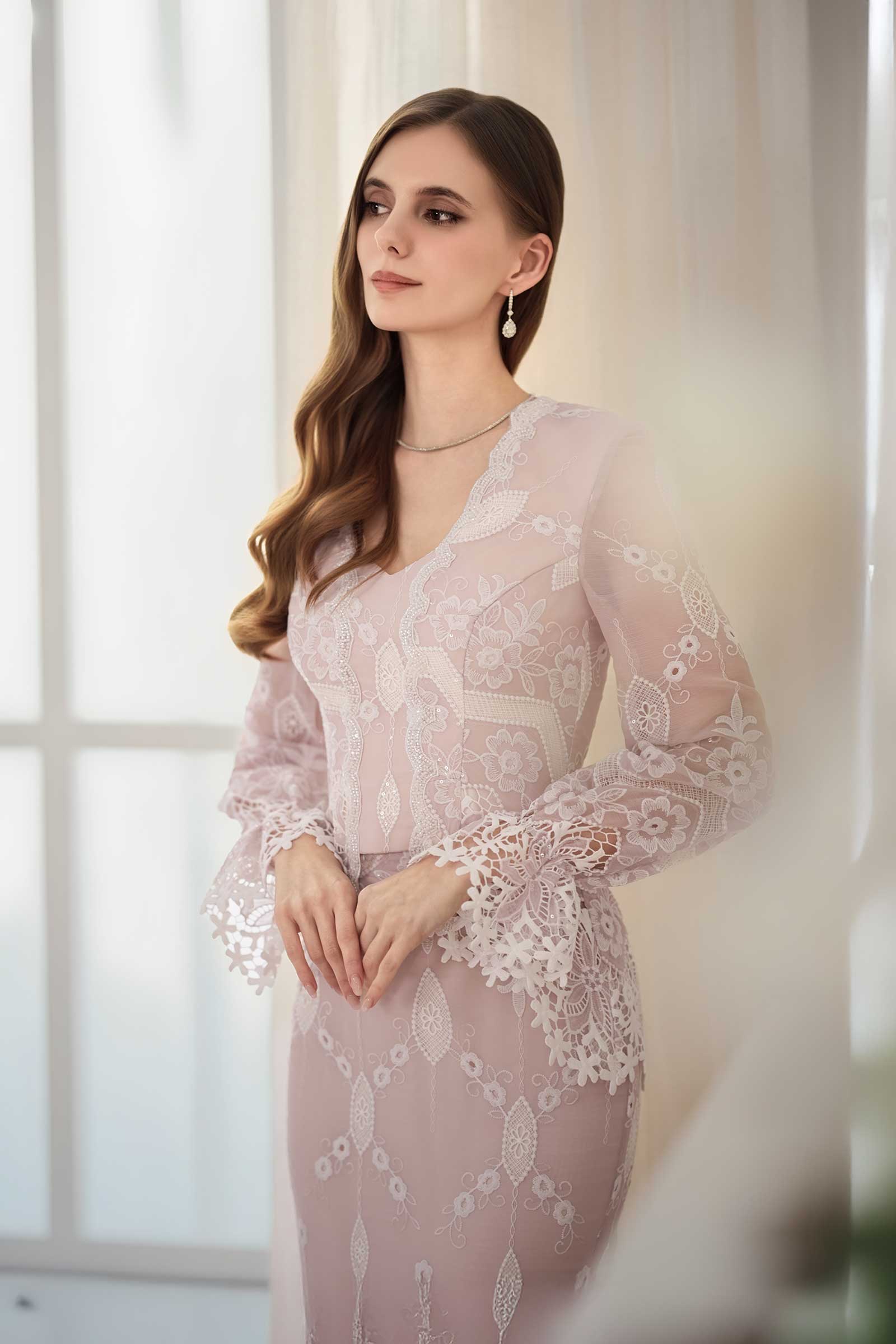 Rosalie Kebaya Set (Rose) - Image 13