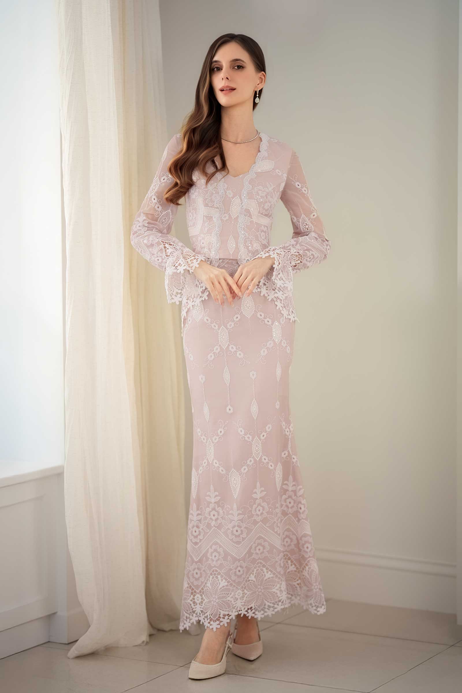 Rosalie Kebaya Set (Rose) - Image 21