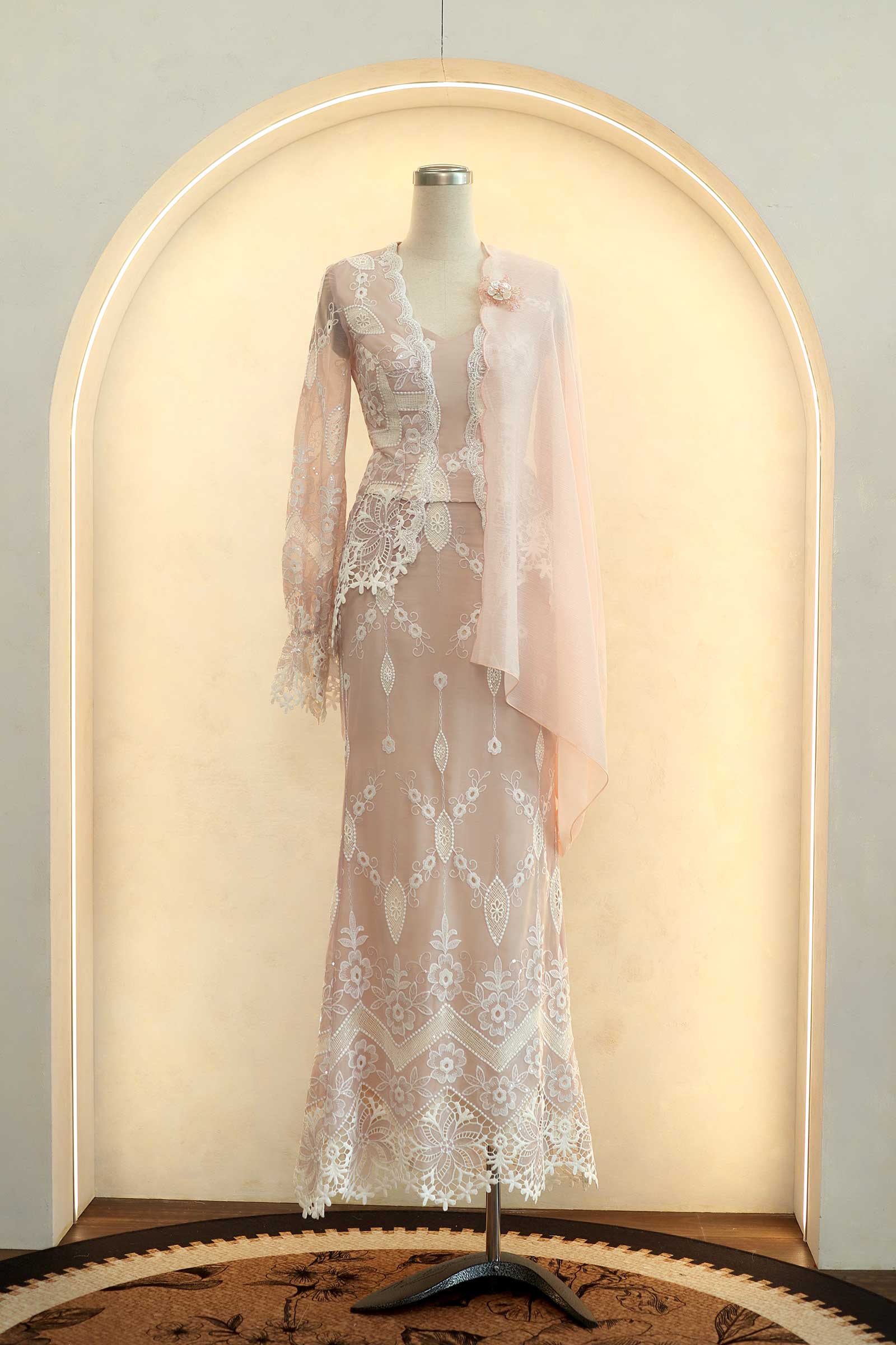 Rosalie Kebaya Set (Rose) - Image 24