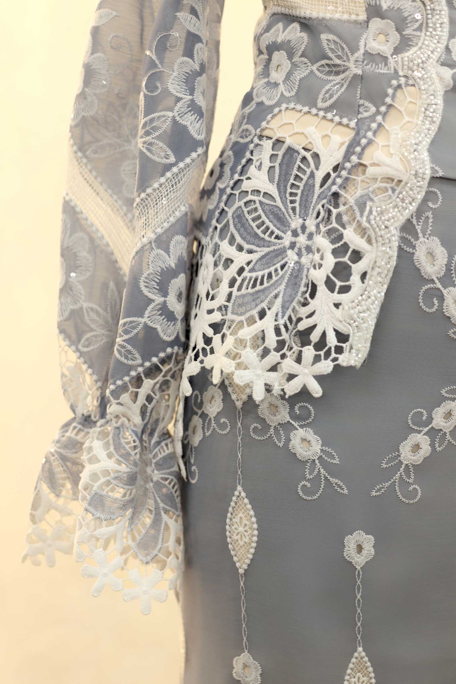 Rosalie Kebaya Top (Bluebell) - Image 20