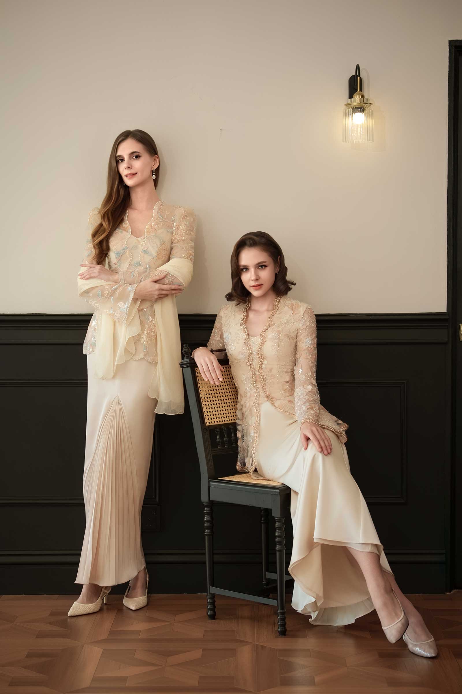 Thea Kebaya Top (Blush Petal) - Image 27
