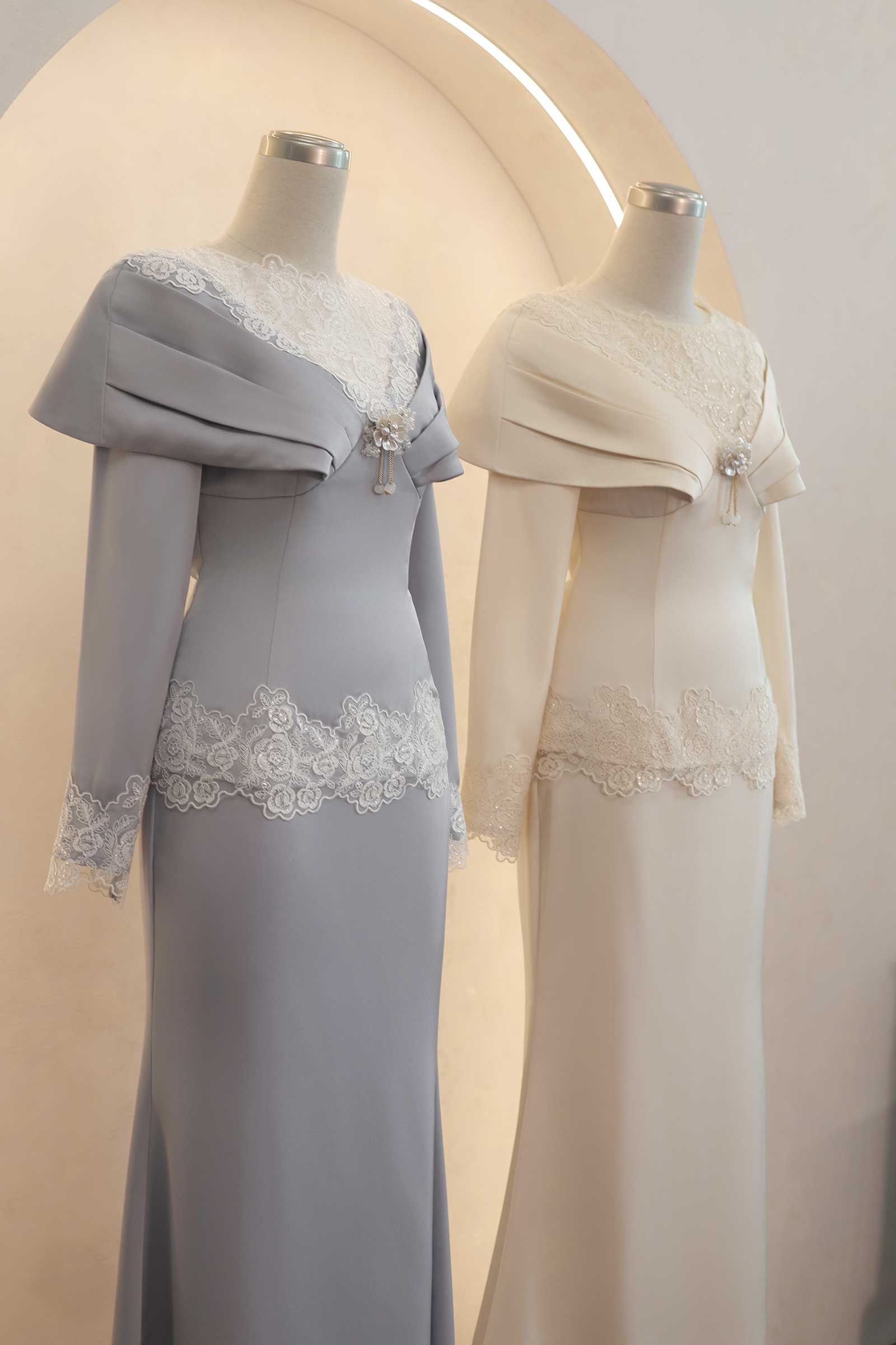 Rembulan Kebaya Set (Blue) - Image 17