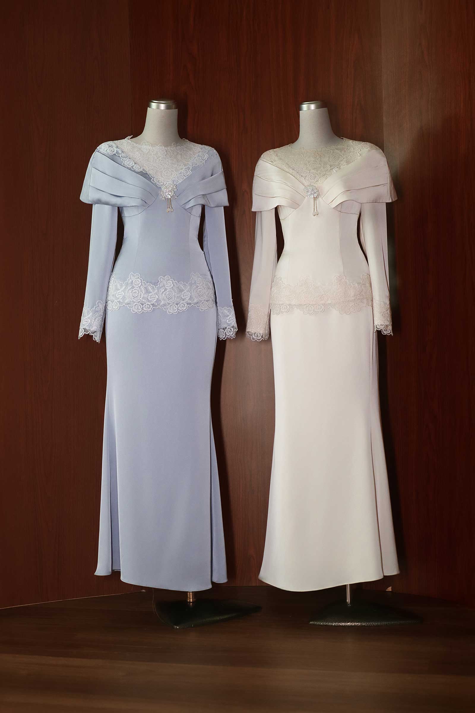 Rembulan Kebaya Set (Blue) - Image 18